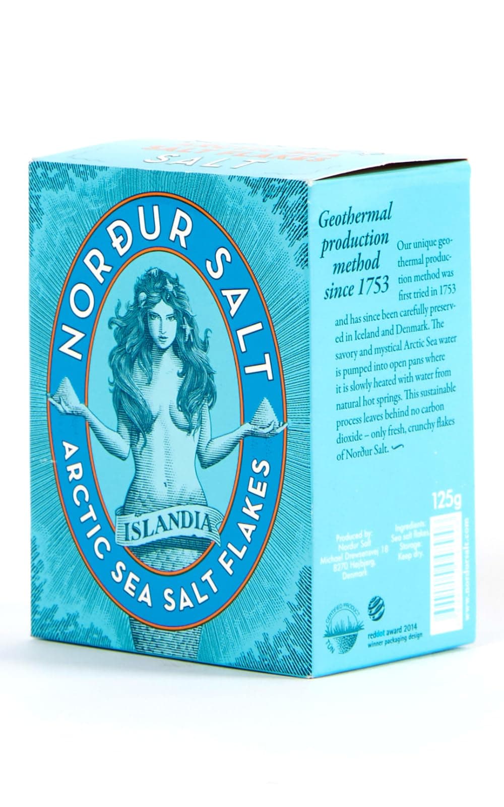 Arctic Sea Salt Flakes Traditional Flavor, Box 4.4 OZ, Premium Icelandic Flake Salt, Pyramid Crystals, sustainable, eco-friendly, mineral-rich, nutrient-dense