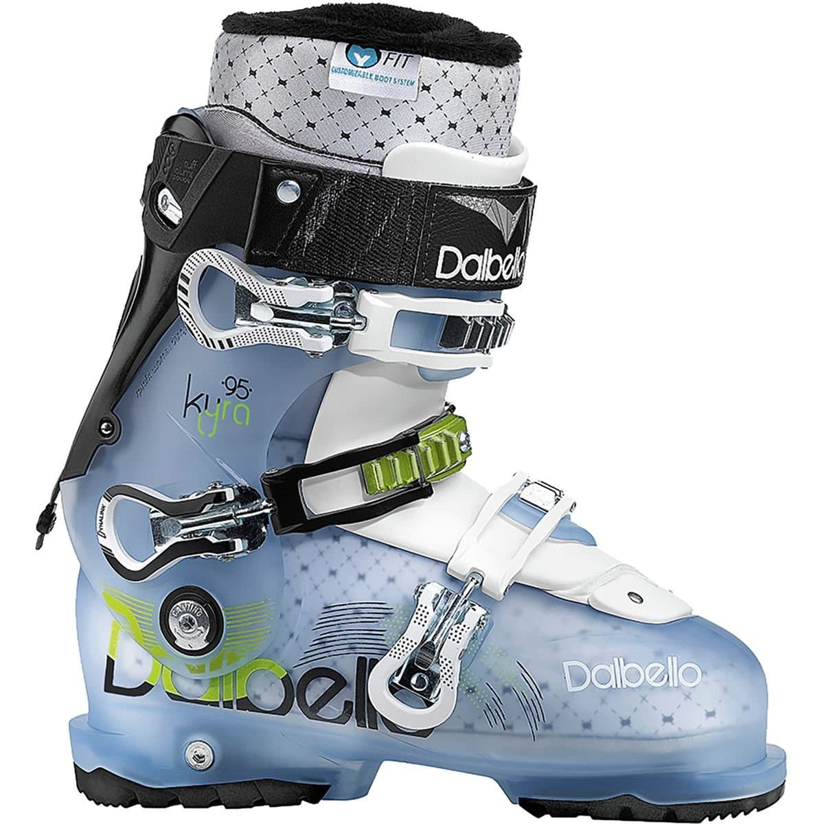 Dalbello Sports Kyra 95 I.D. Ski Boot - Women's Dazz Blue/White, 26.5