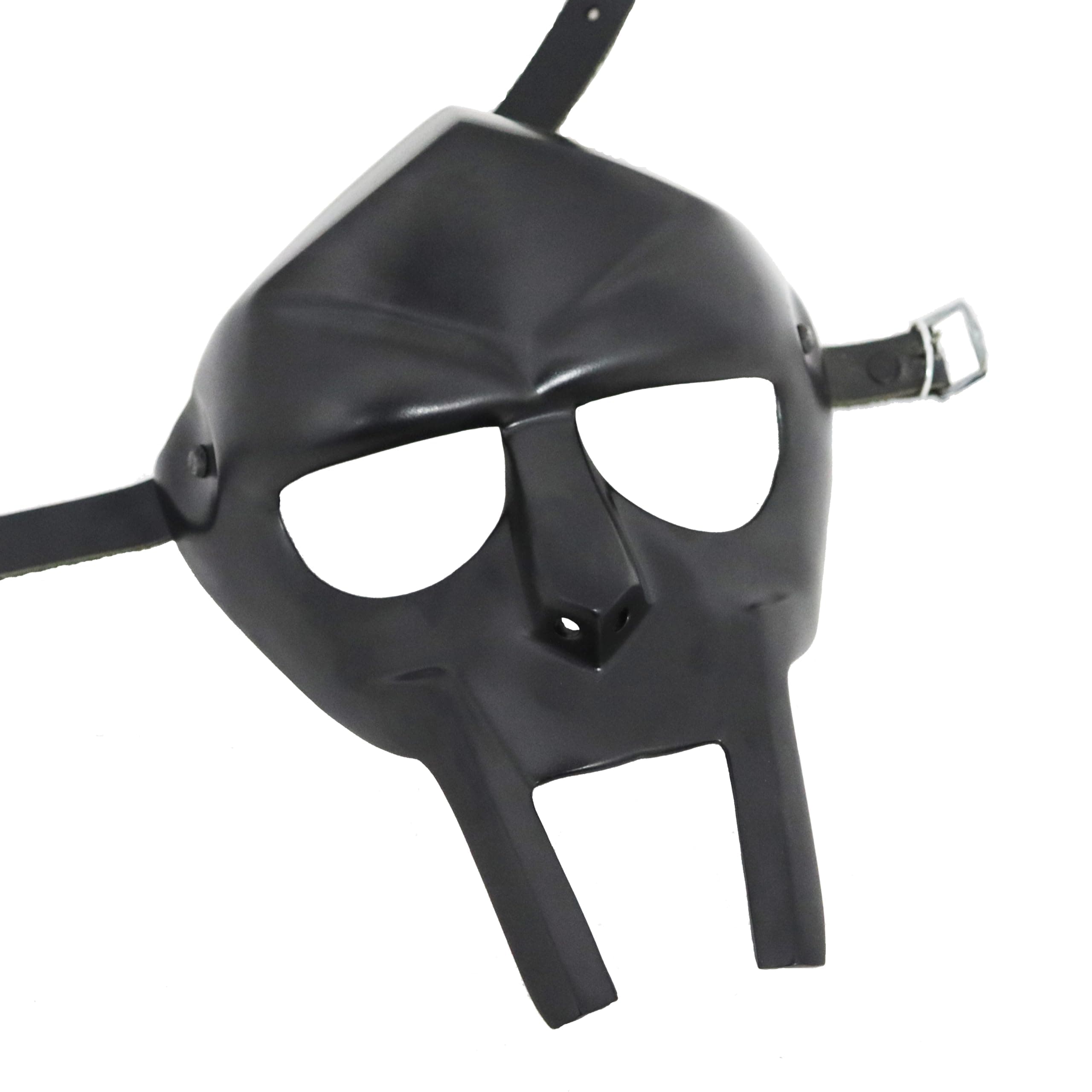 GLOBAL ANTIQUE STORE Halloween MF Doom Gladiator Mad-villain Costume Mask Re-Enactment Adult Custom Crafted MF Doom Handmade