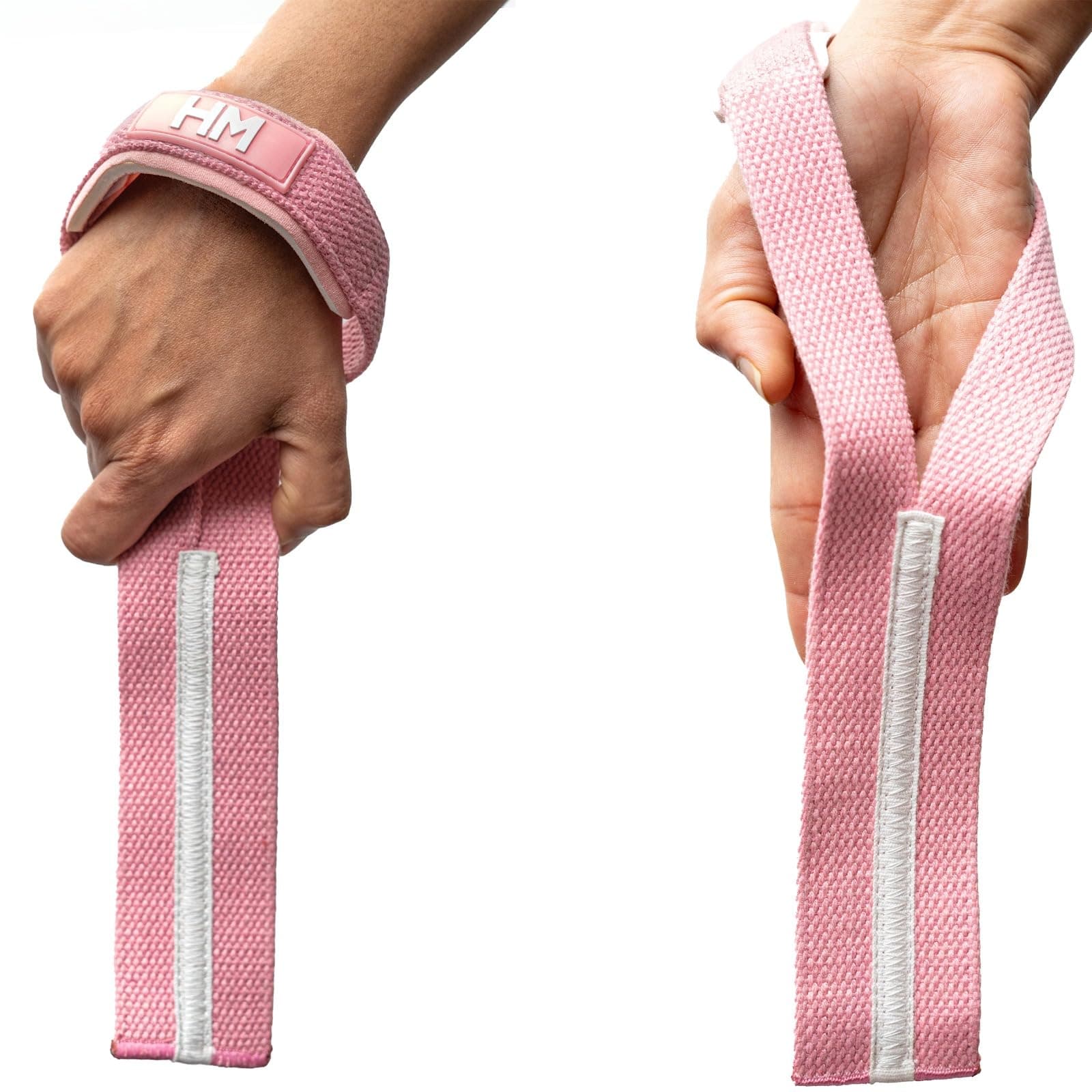 Weightlifting House Weight Lifting Straps. Wrist Straps for Olympic Weight Lifting, Snatch, Pulls and Deadlifts for both Men and Women