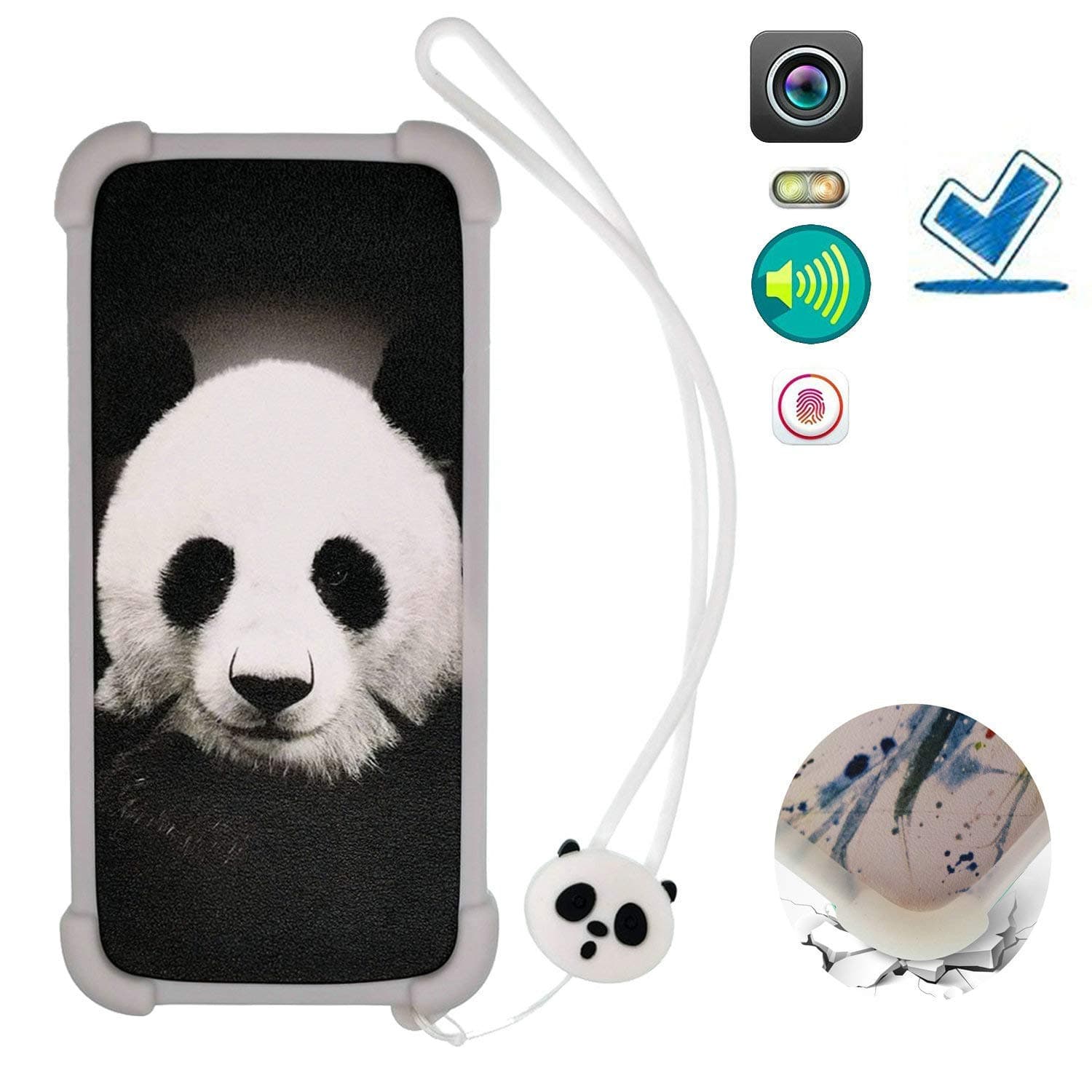 HYJKB Case for Zopo Zp1000 Case Silicone border + PC hard backplane Cover KBXM