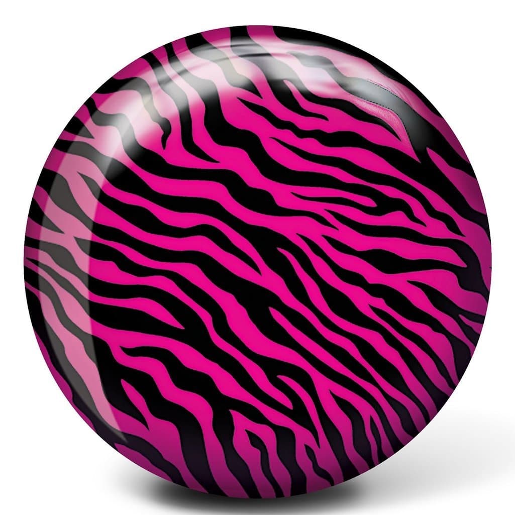 Brunswick Pink Zebra Glow Viz-A-Ball Bowling Ball (10lbs)