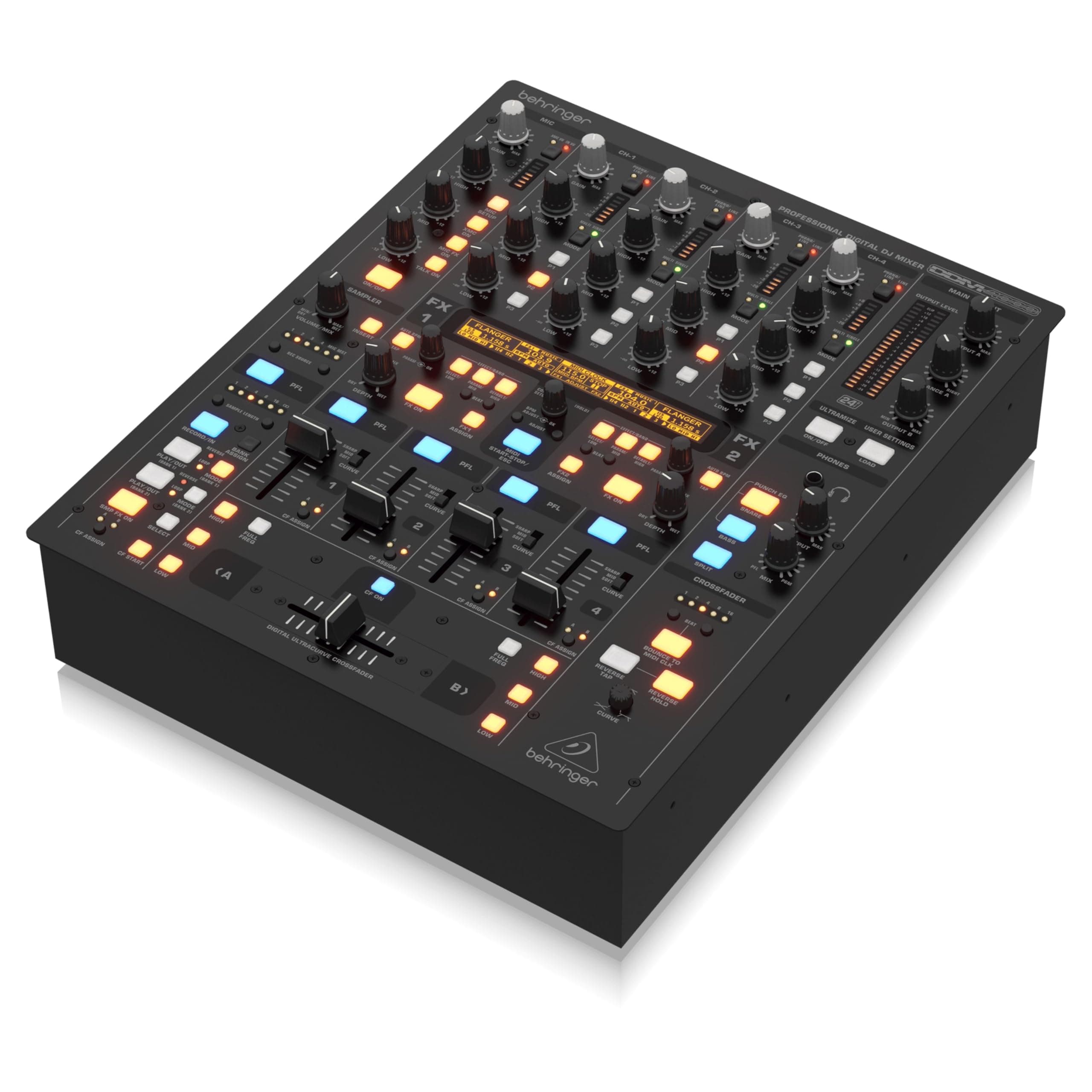 Behringer DIGITAL PRO MIXER DDM4000 Ultimate 5-Channel Digital DJ Mixer