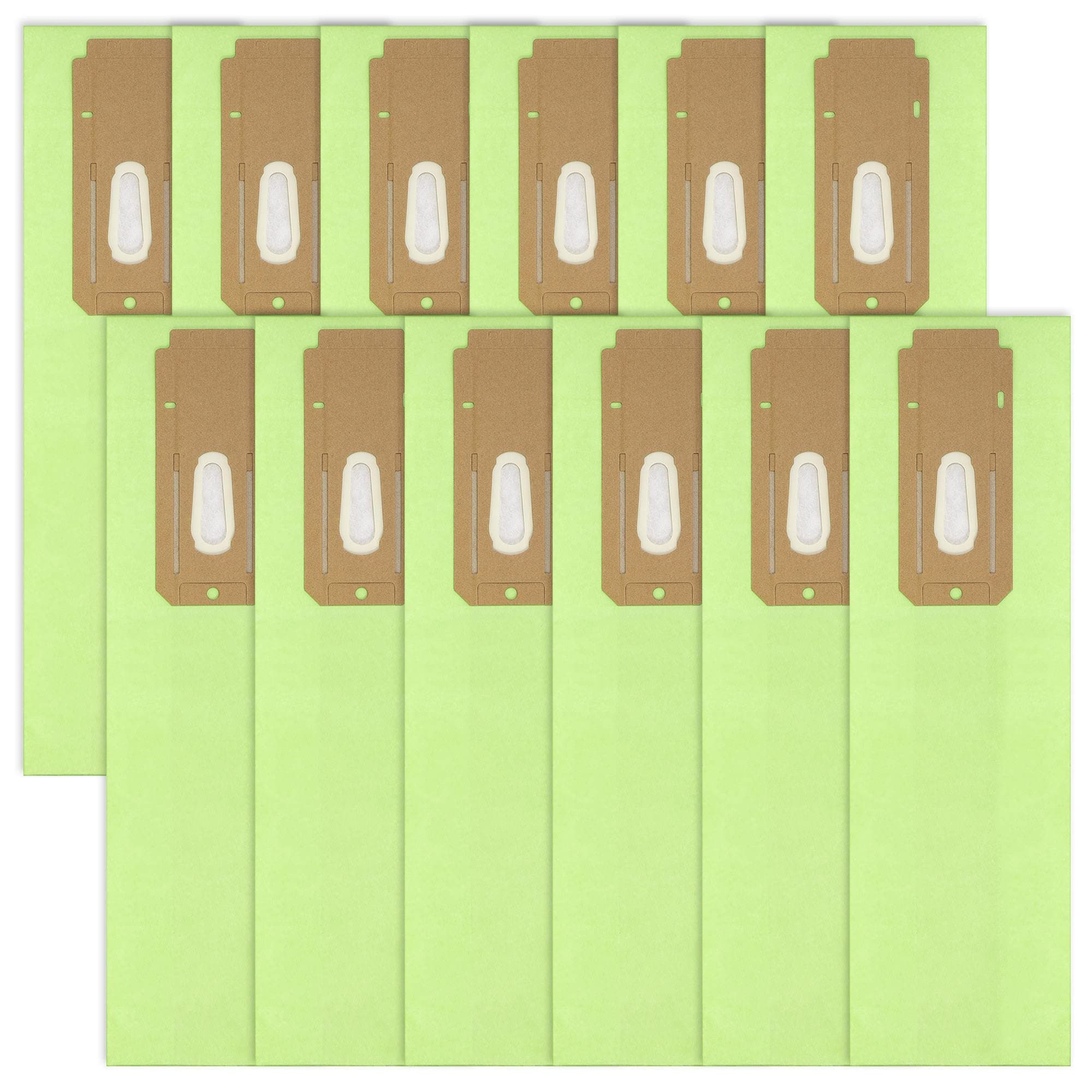 12pcs Vacuum Bags for Oreck, Upright Vacuum Replacement Bags Fit for Oreck XL XL2 XL7,oreck xl vacuum bags， Elevate, Type CC, Replaces Part CCPK8DW. (Green)