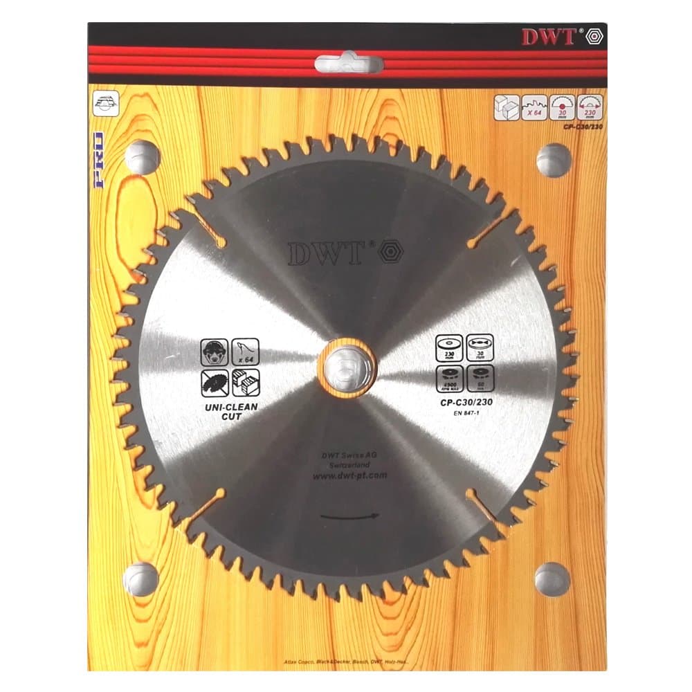 HM Circular Saw Blade 230 x 30 CM, 64 FZ for Teeth Aluminium