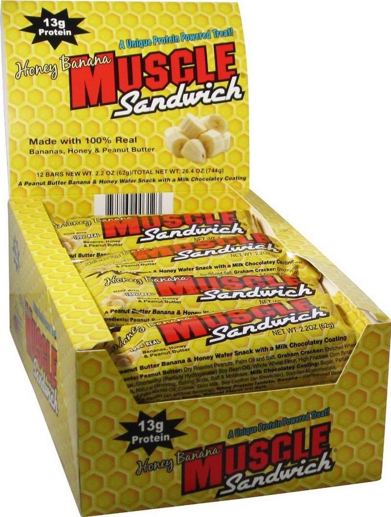 Muscle Sandwich - Honey Banana - 12 Bars