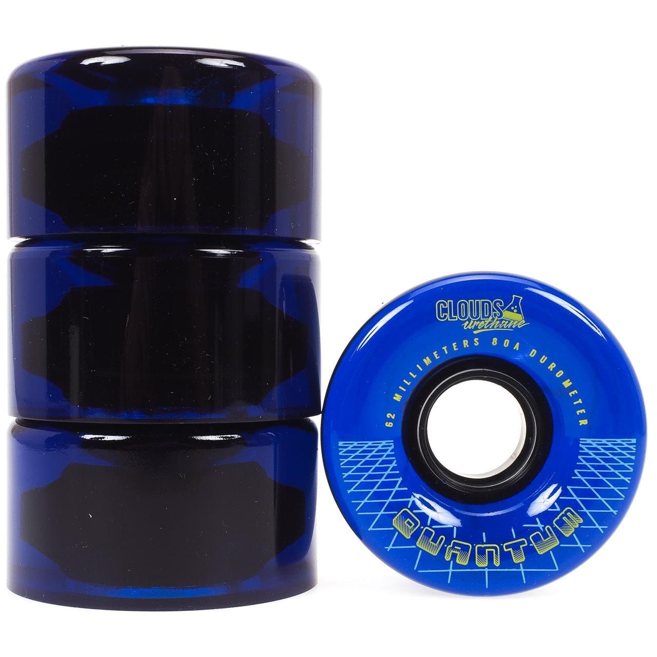 Clouds Urethane Quantum Outdoor 80a (PK 4) Wheels, Unisex Adult