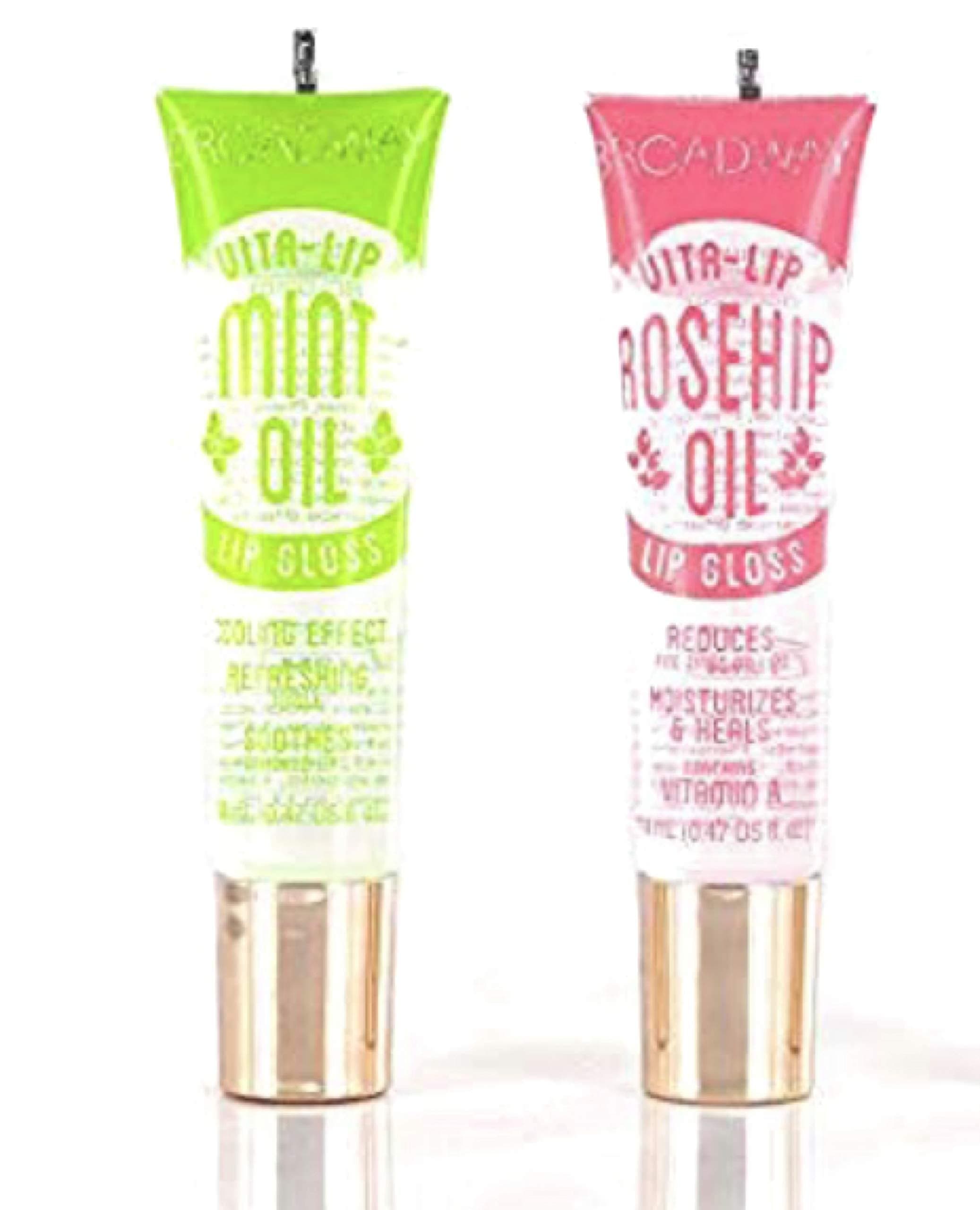 Broadway Vita-Lip Clear Lip Gloss 0.47oz/14ml (Mint & Rosehip)