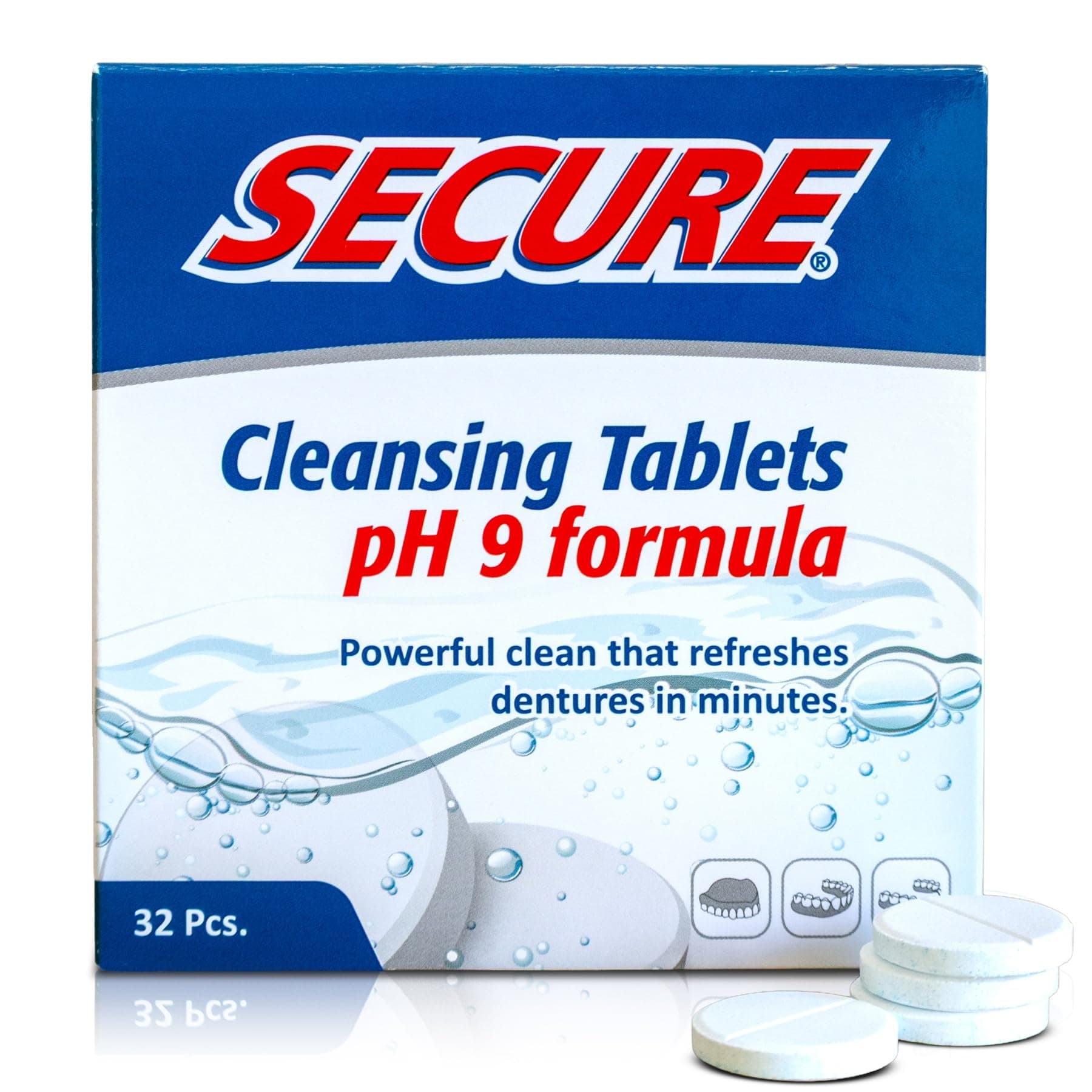 Secure Denture Cleansing Tablets 32 tabs