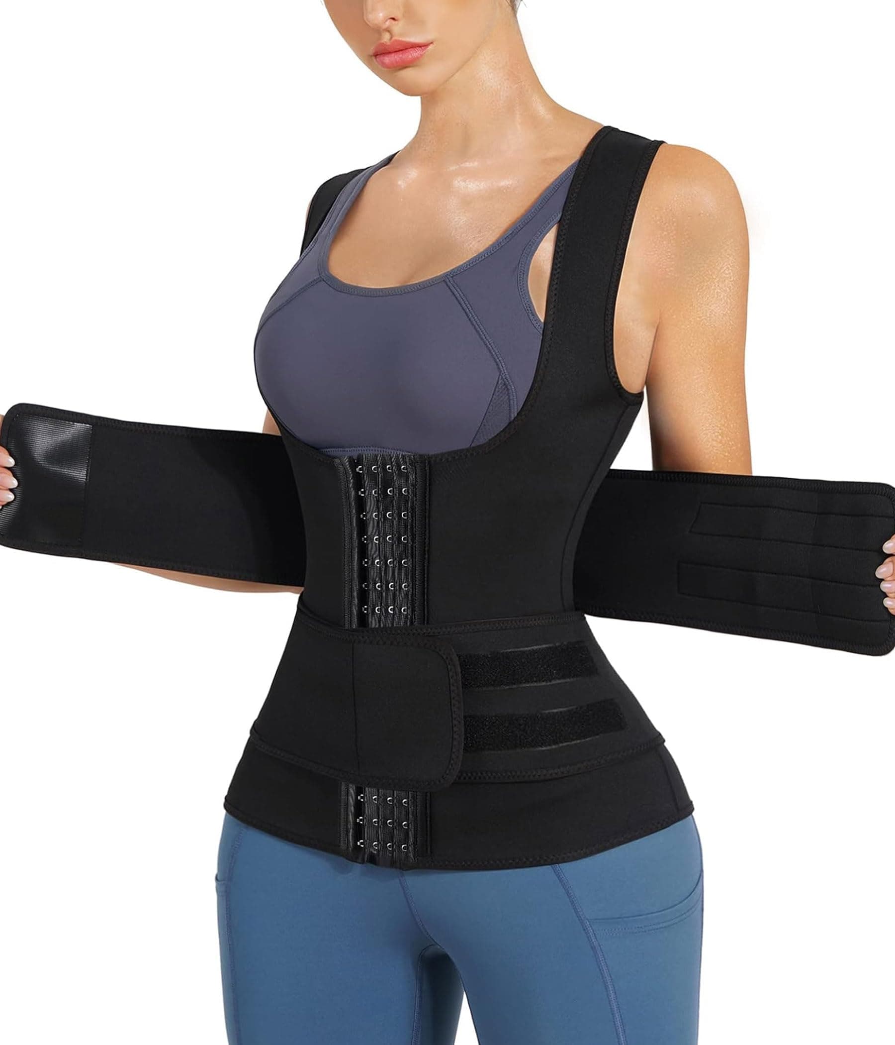 Womens' Sauna Sweat Vest Weight Loss Workout Waist Trainer