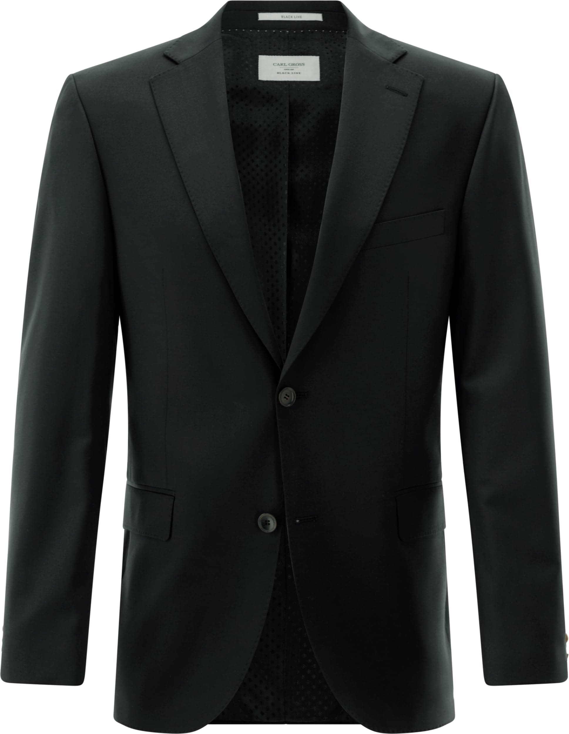 CARL GROSS Men CG Steven SS-60-048N1 Suit Coat, Black (Black 90), Gr. 24