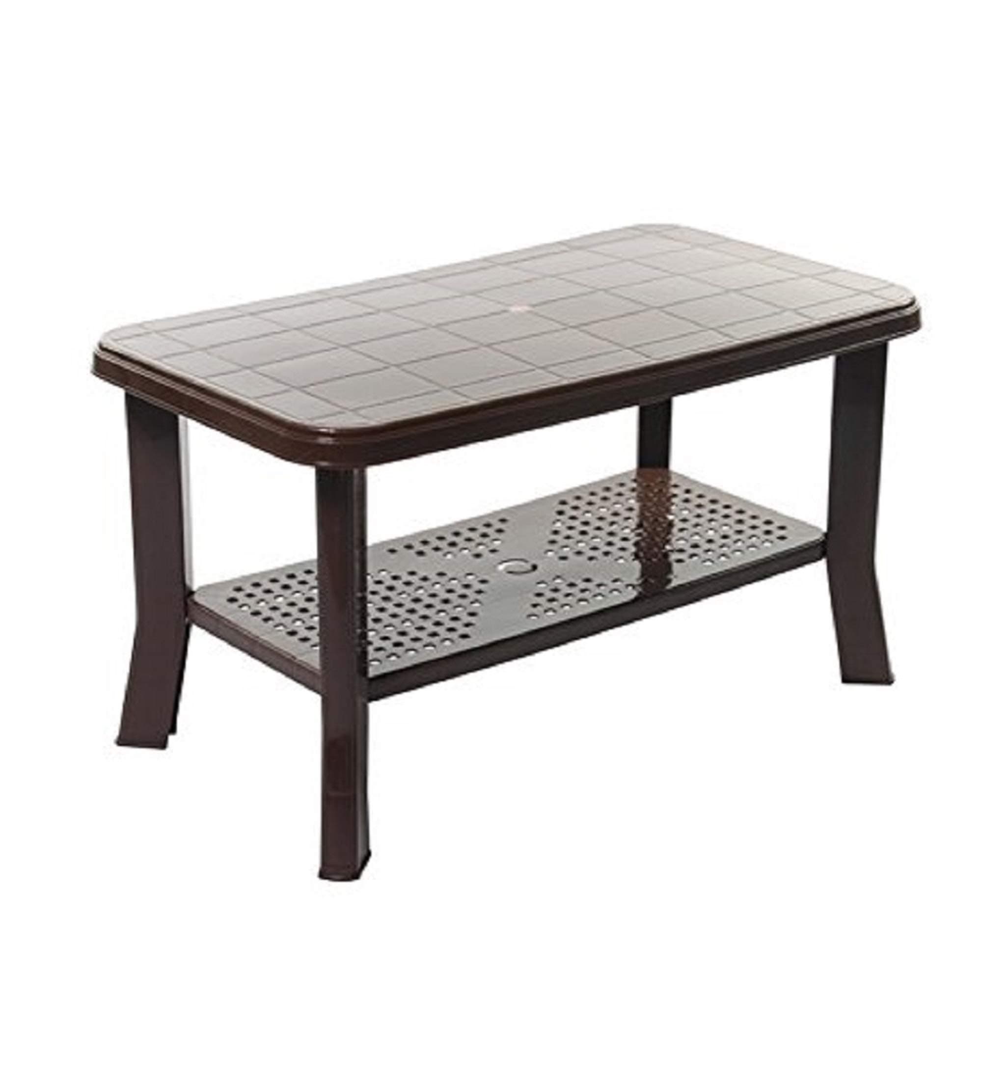 Cello Oasis Plastic Centre Table/Coffee Table (Red)