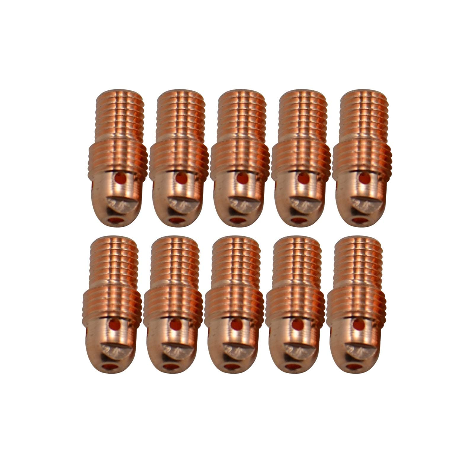 RIVERWELD TIG Collets Bodies 13N28 2.4mm Fit DB PTA SR WP 9 20 25 TIG Welding Torch Pack of 10