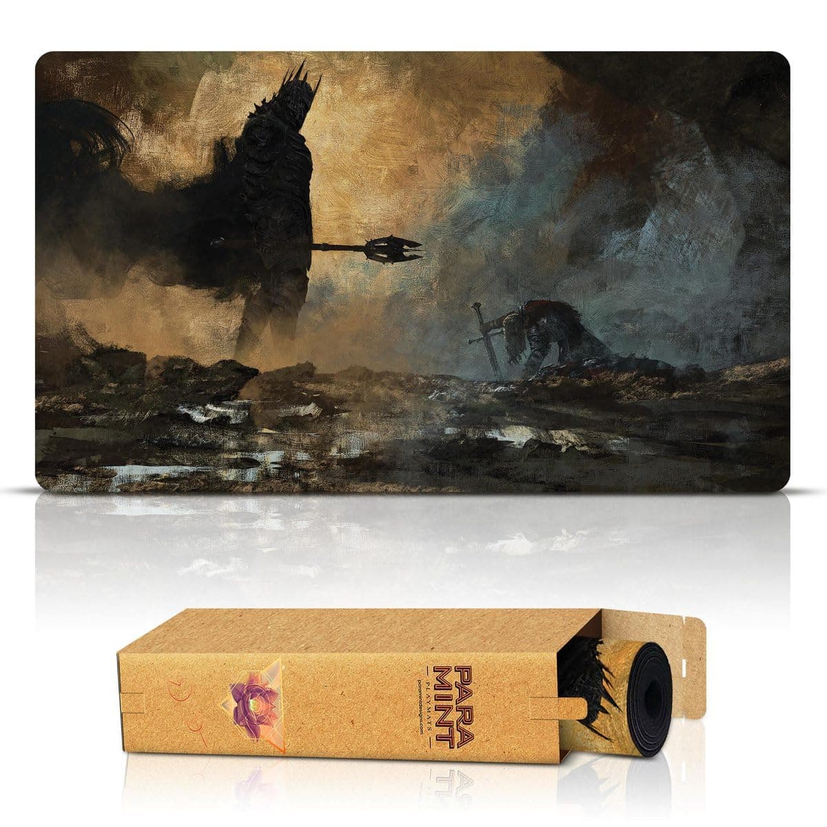 The Fate of Isildur (Stitched Edges) - The Lord of Rings Play Mat - Compatible with Magic: The Gathering Play Mats - Play MTG, YuGiOh, TCG - Original Designs and Accessories