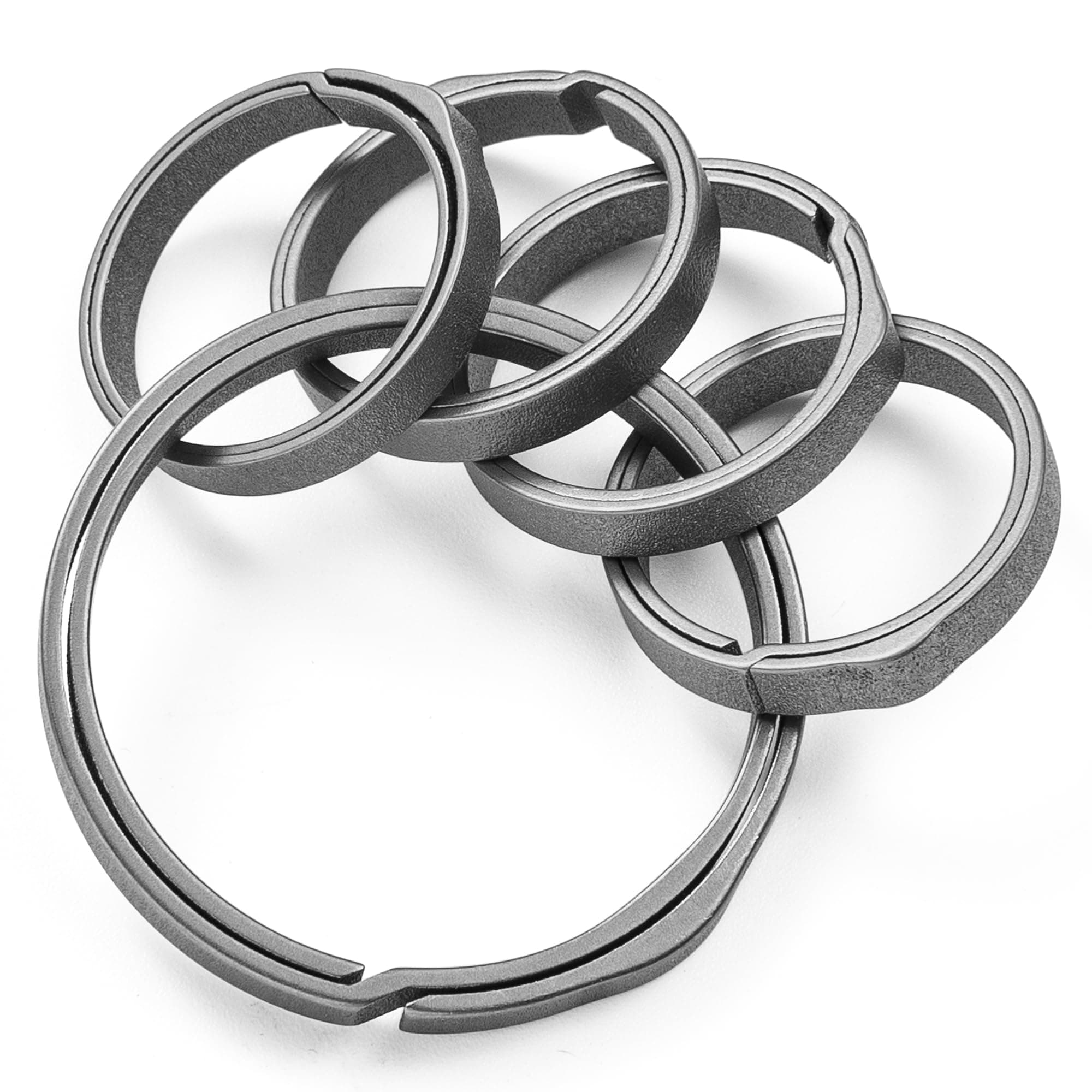 TISUR Titanium Side-Pushing Key Rings