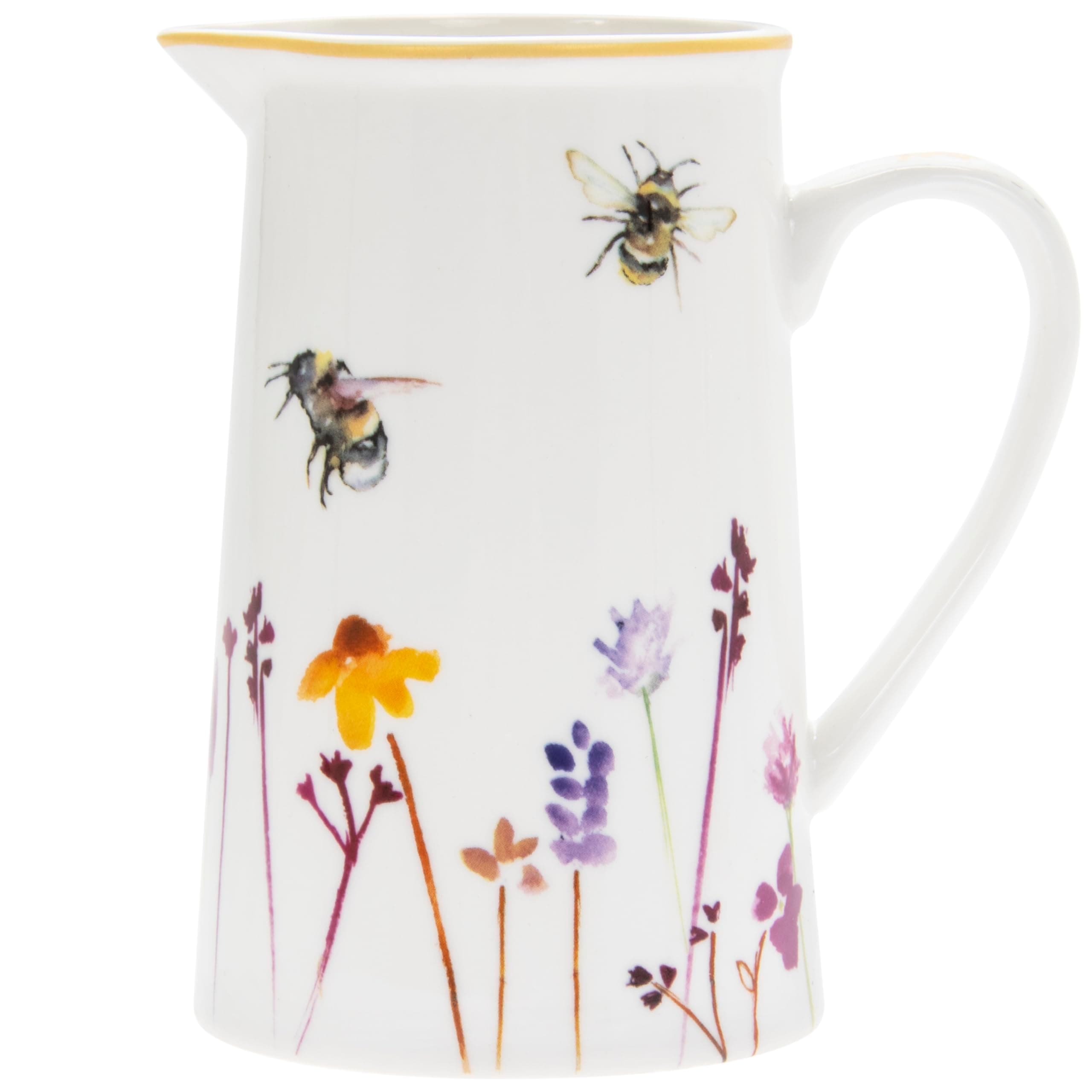 The Leonardo Collection Kitchen Jug Pretty Water Colour Busy Bees Design by Jennifer Rose Gallery