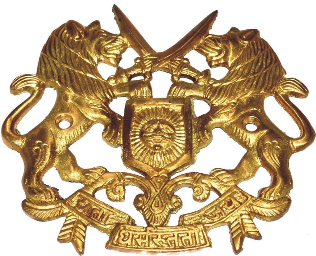 Pure Brass Universal Fit Lion Decal And Badges For Royal Enfield, BSA, Norten