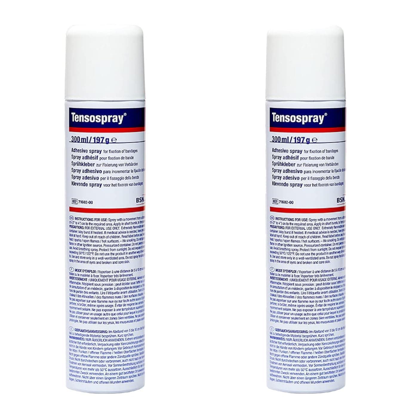 Tensospray - 300ml Pre-tape Adhesive and Skin Protector x 2 Tins