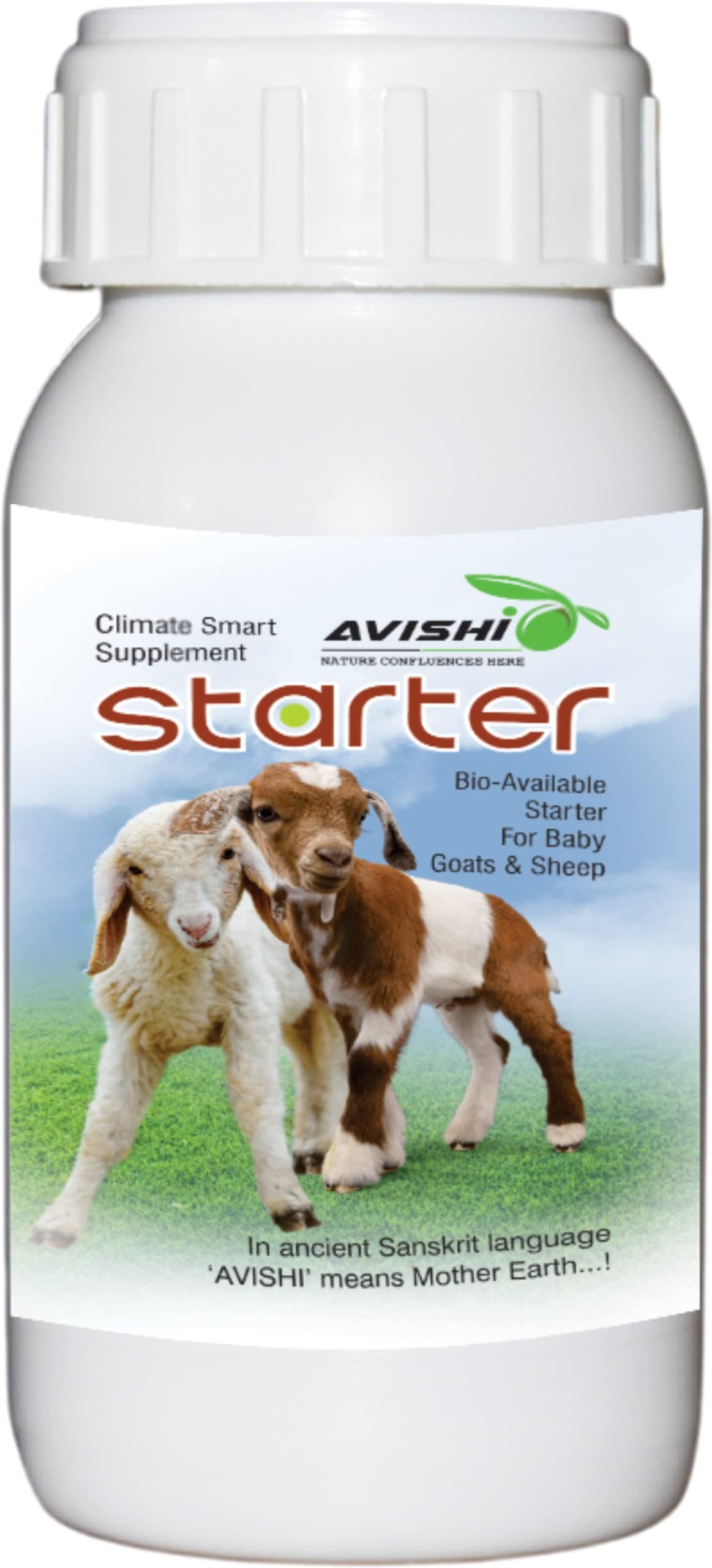 Avishi Starter for Goat & Sheep | Bioavailable Starter Supplement for Baby Goats and Sheep (250 ML)