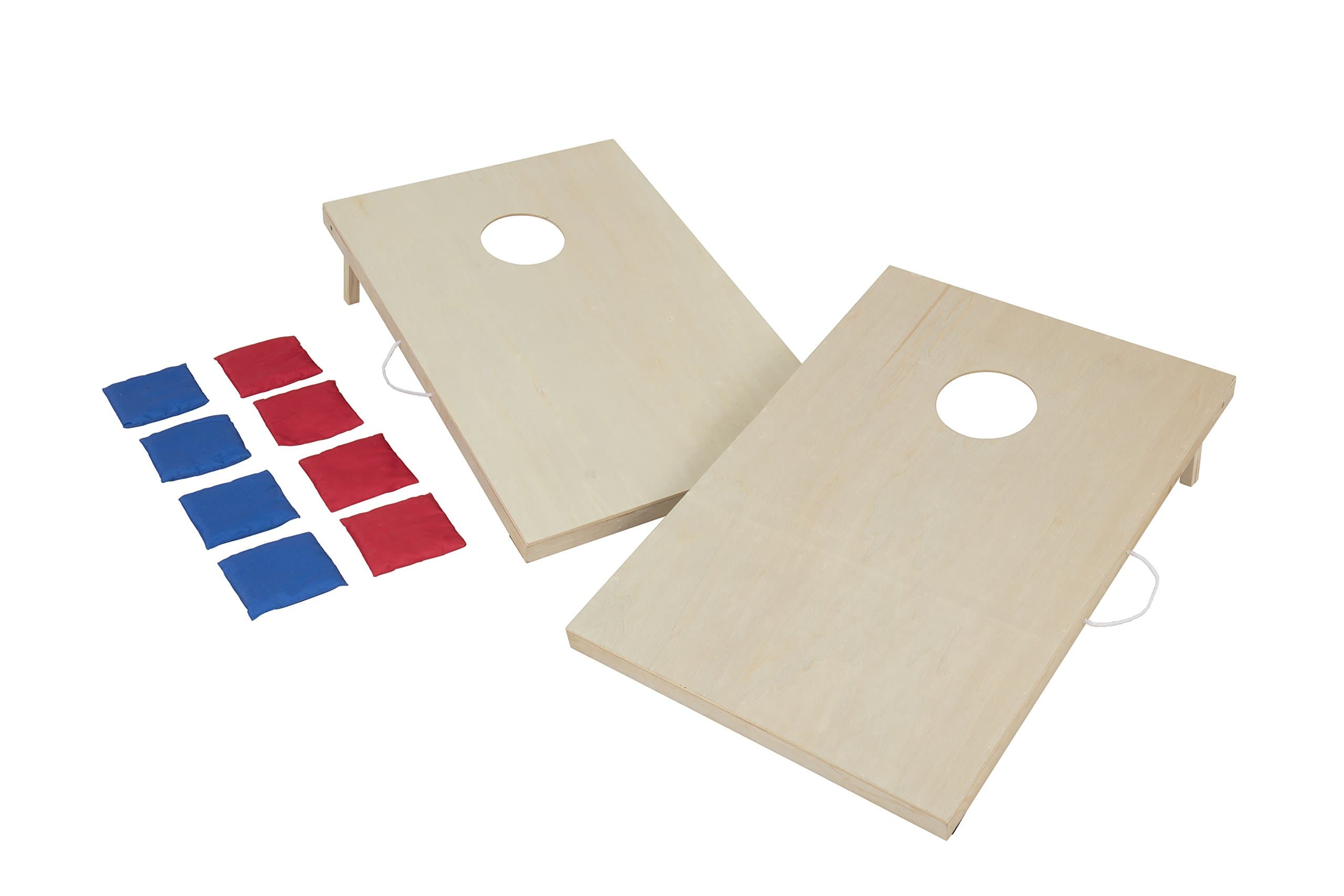 Triumph All-Wood Cornhole Set Includes Two Cornhole Boards and Eight Bags - More Styles Available