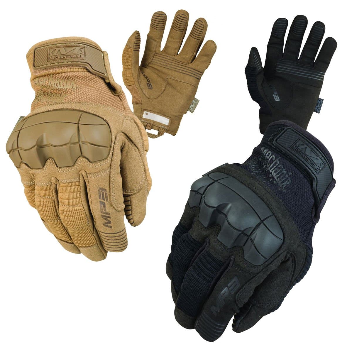 Mechanix M-Pact 3 Black Gloves, black, S