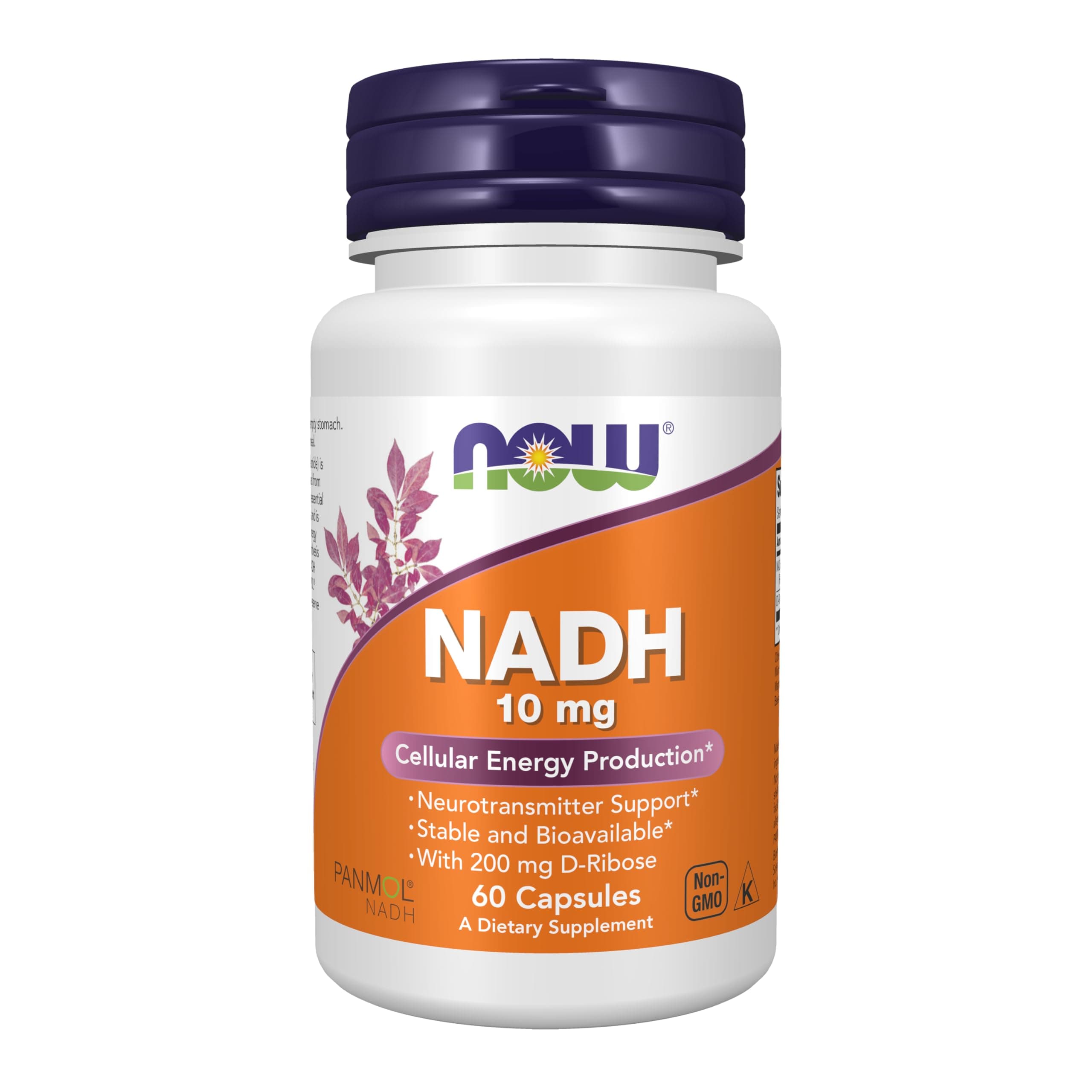 Foods Nadh with 200 Mg D Ribose 10 Mg. 60 Vegetarian Capsules - 100392