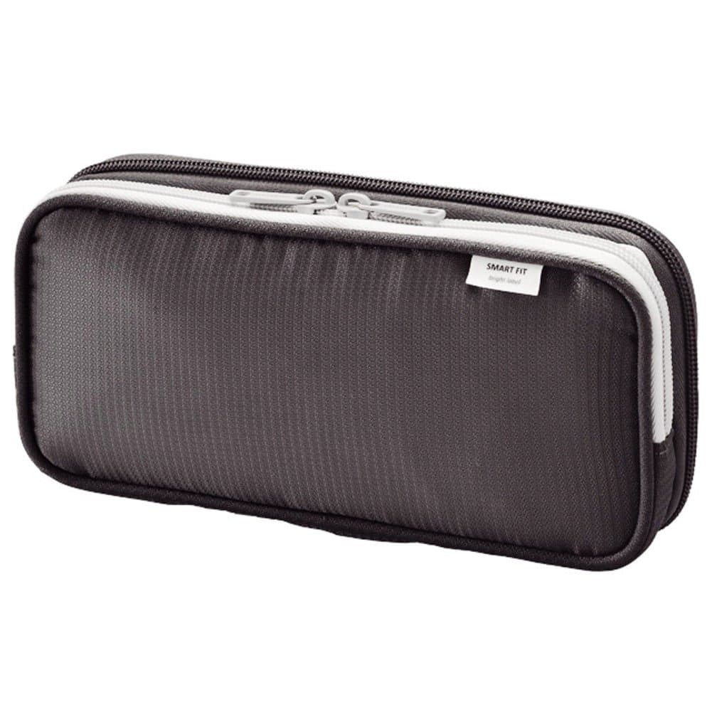 Double Pen Case L size, Black, 4.1 x 8.7" (A7661-24)