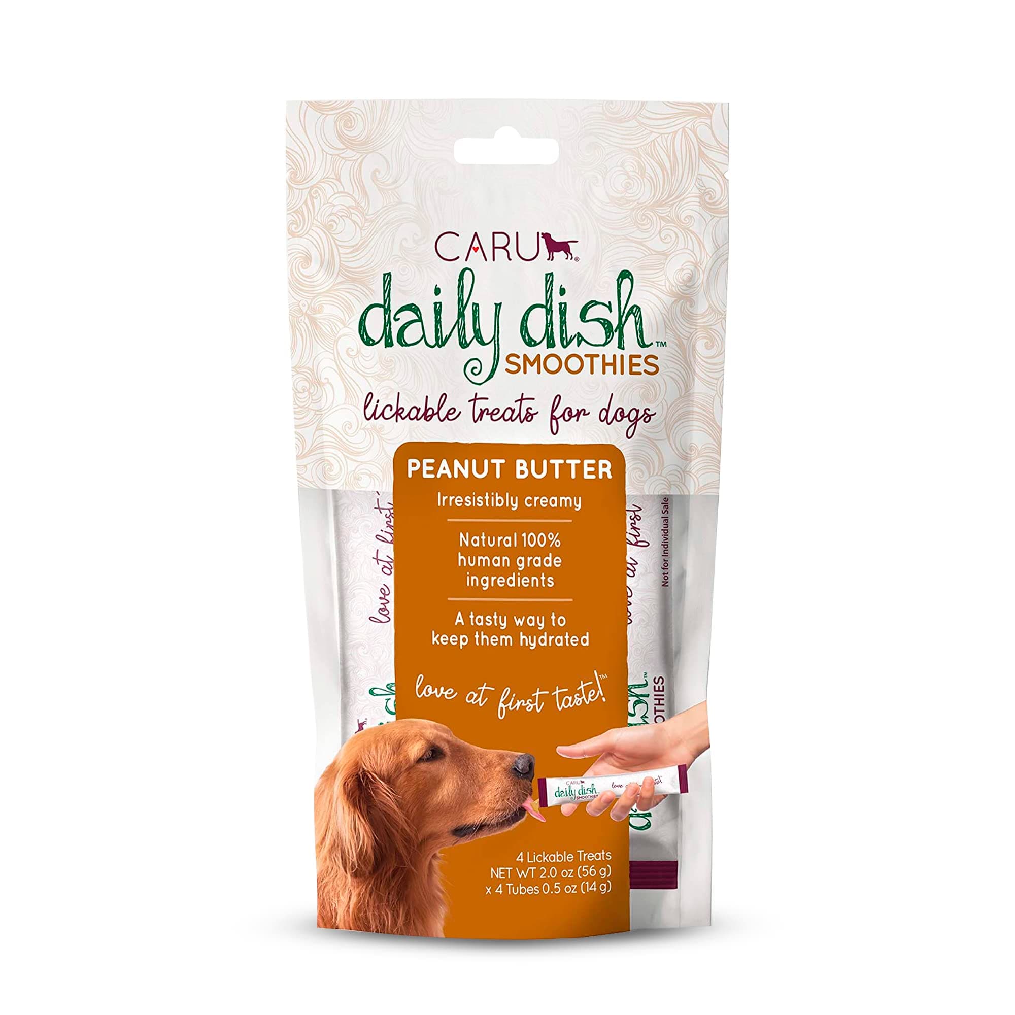 CARU Daily Dish Smoothies Peanut Butter Smoothies 56gr-DOG Food