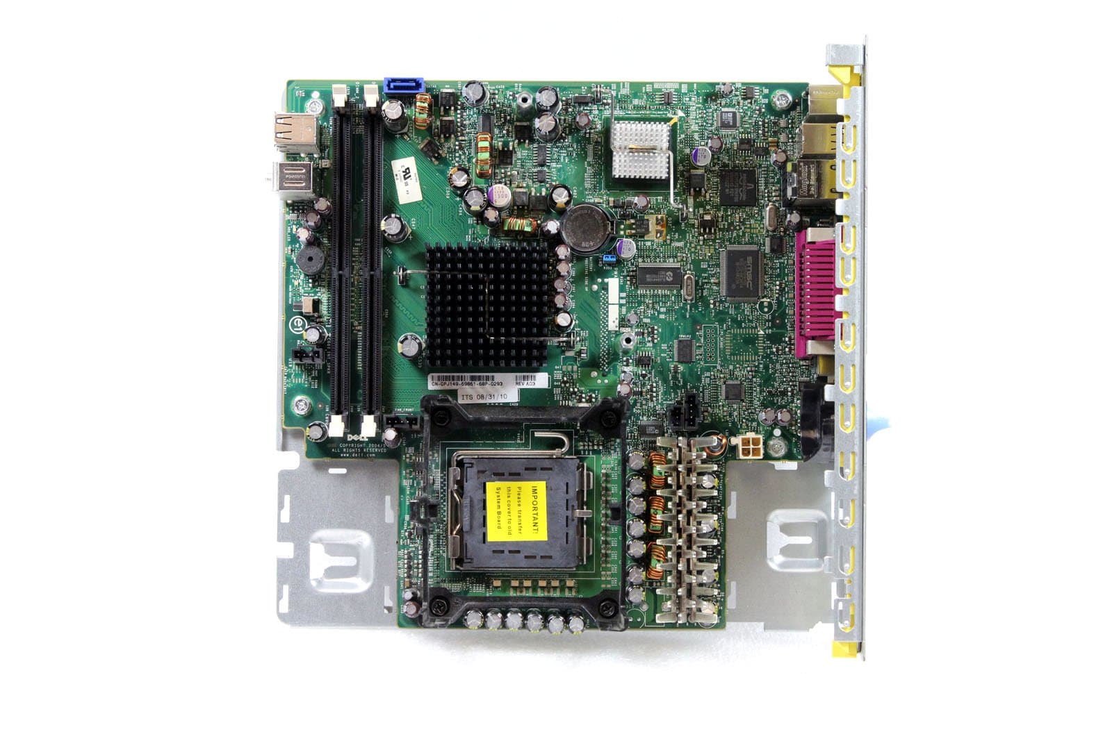 Genuine Dell PJ149 DF131 YH405 Optiplex GX620 Ultra Small Form Factor USFF Intel Q965 Express DDR2 SDRAM Motherboard Main board Logic Board Compatible Part Numbers: PJ149, DF131, YH405, MH415, U8811, JD961