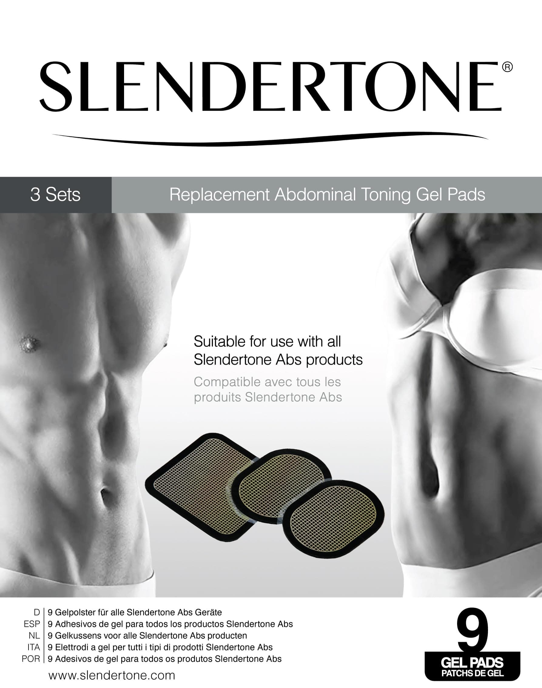 Slendertone Abs Gel Pads (3 Sets)