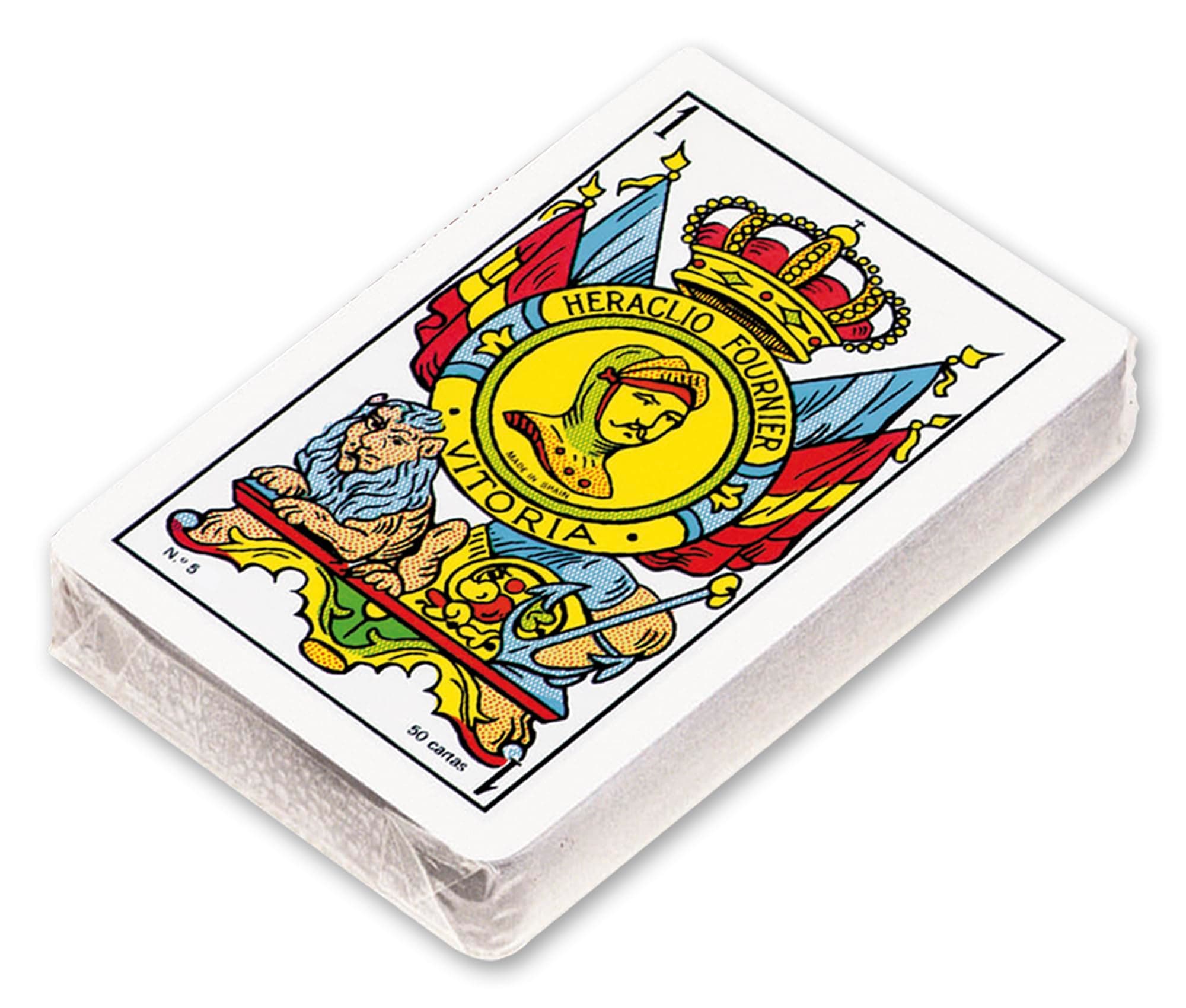 Deck of 50 Fournier Spanish Playing Cards Catalan Face #35 Cello Wrap - Spanish Decks Catalan