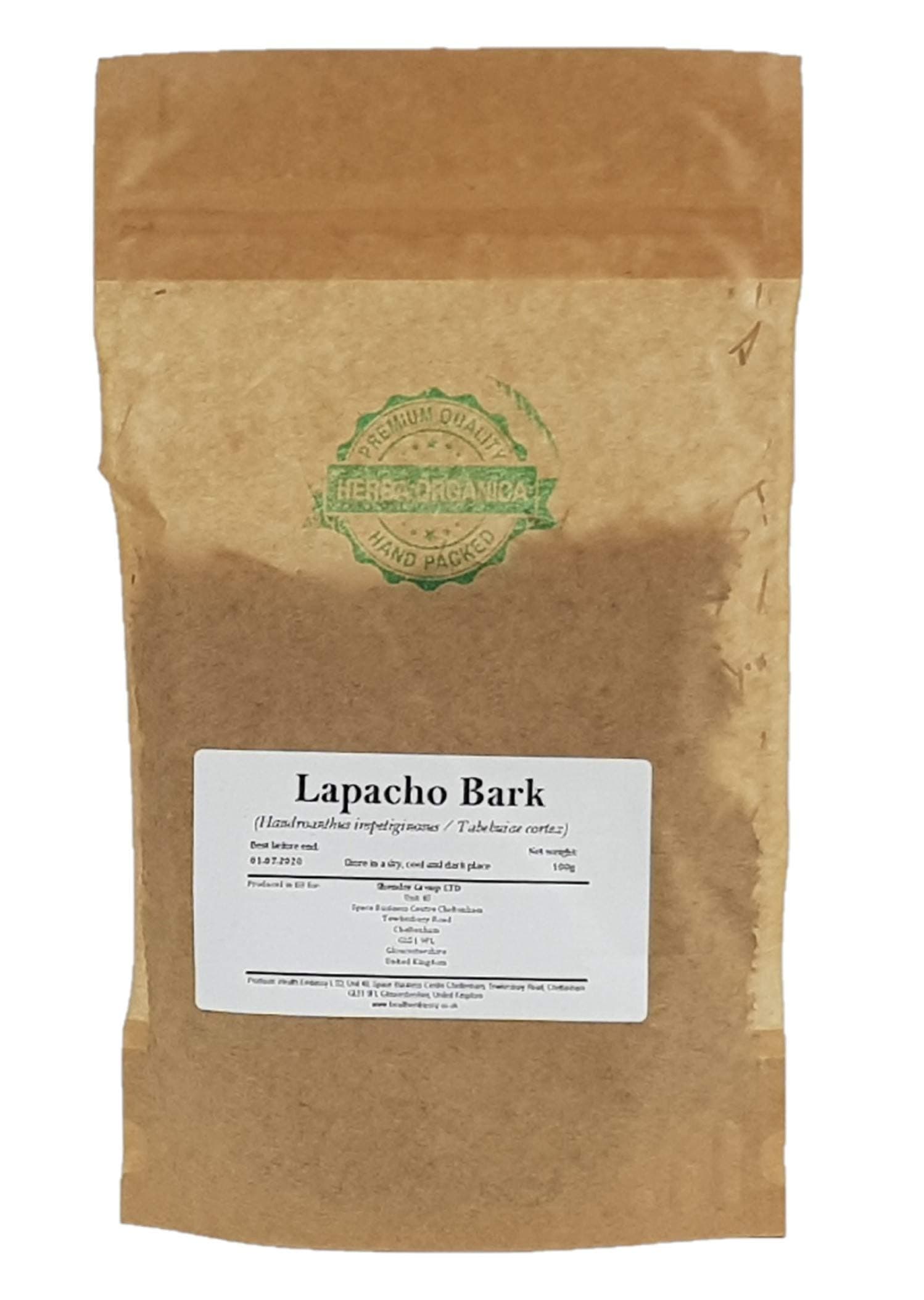 Herba Organica Lapacho Bark - Pau d’Arco - Herbal Tea (100g)