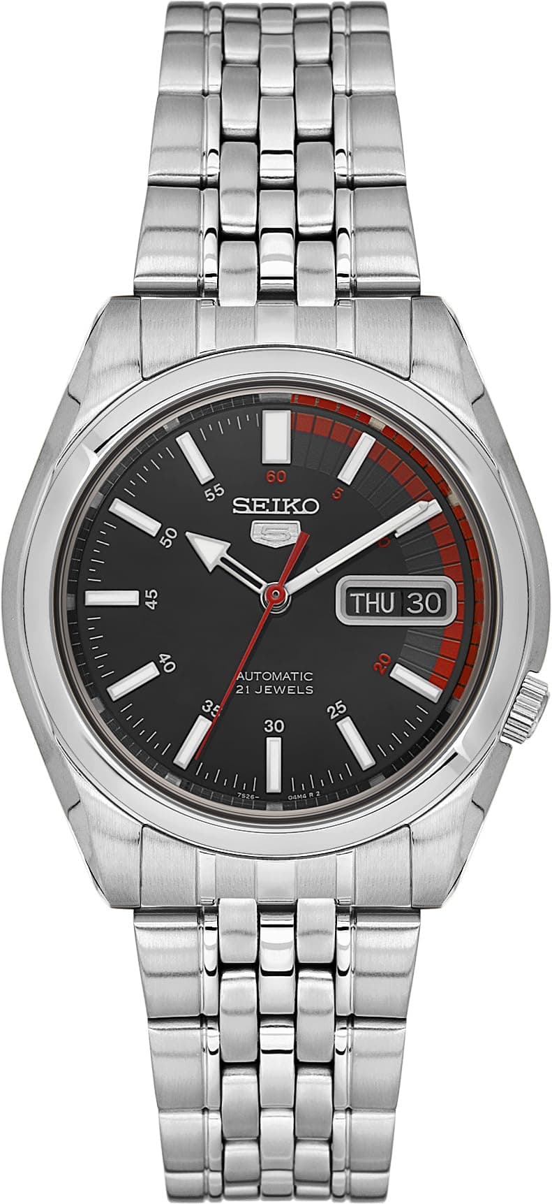Seiko Men's SNK375K Automatic Stainless Steel Watch