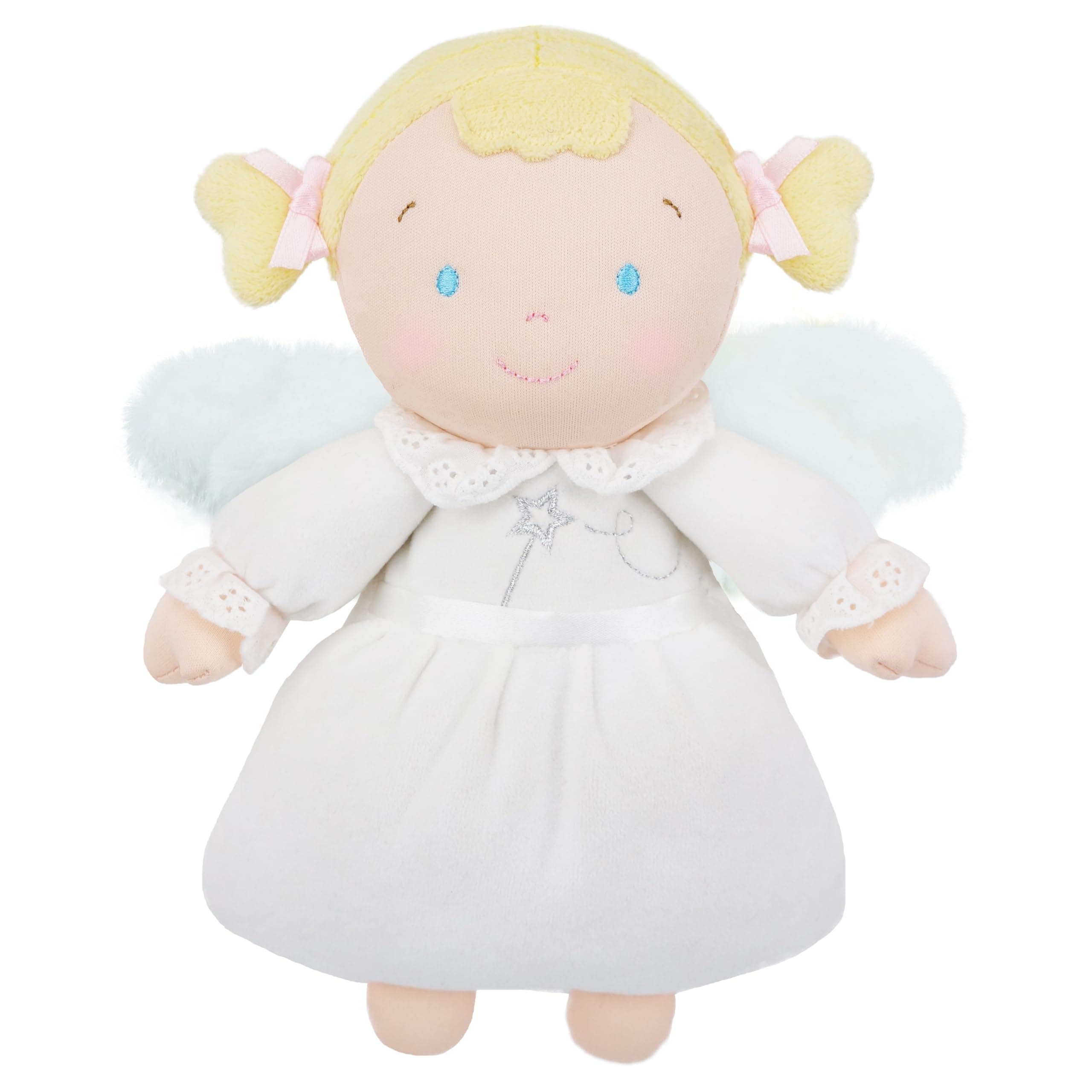 June Garden 9" My First Angel Doll Aniela - Soft Plush Baby Doll - Gift for Infants and Toddlers