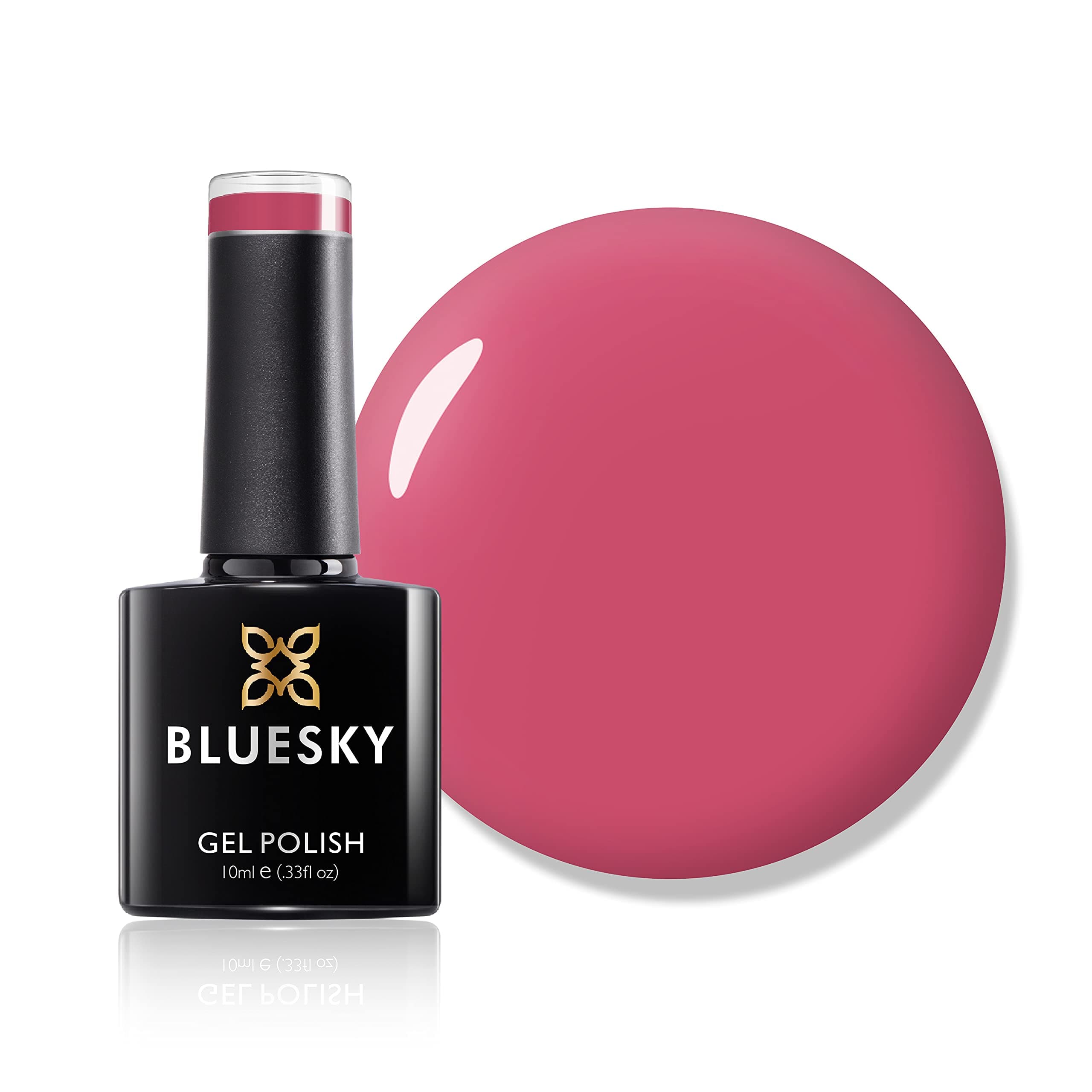 Bluesky Gel Nail Polish, Tropix 80505, Bright, Fire, Red, Long Lasting, Chip Resistant, 10 ml (Requires Drying Under UV LED Lamp)
