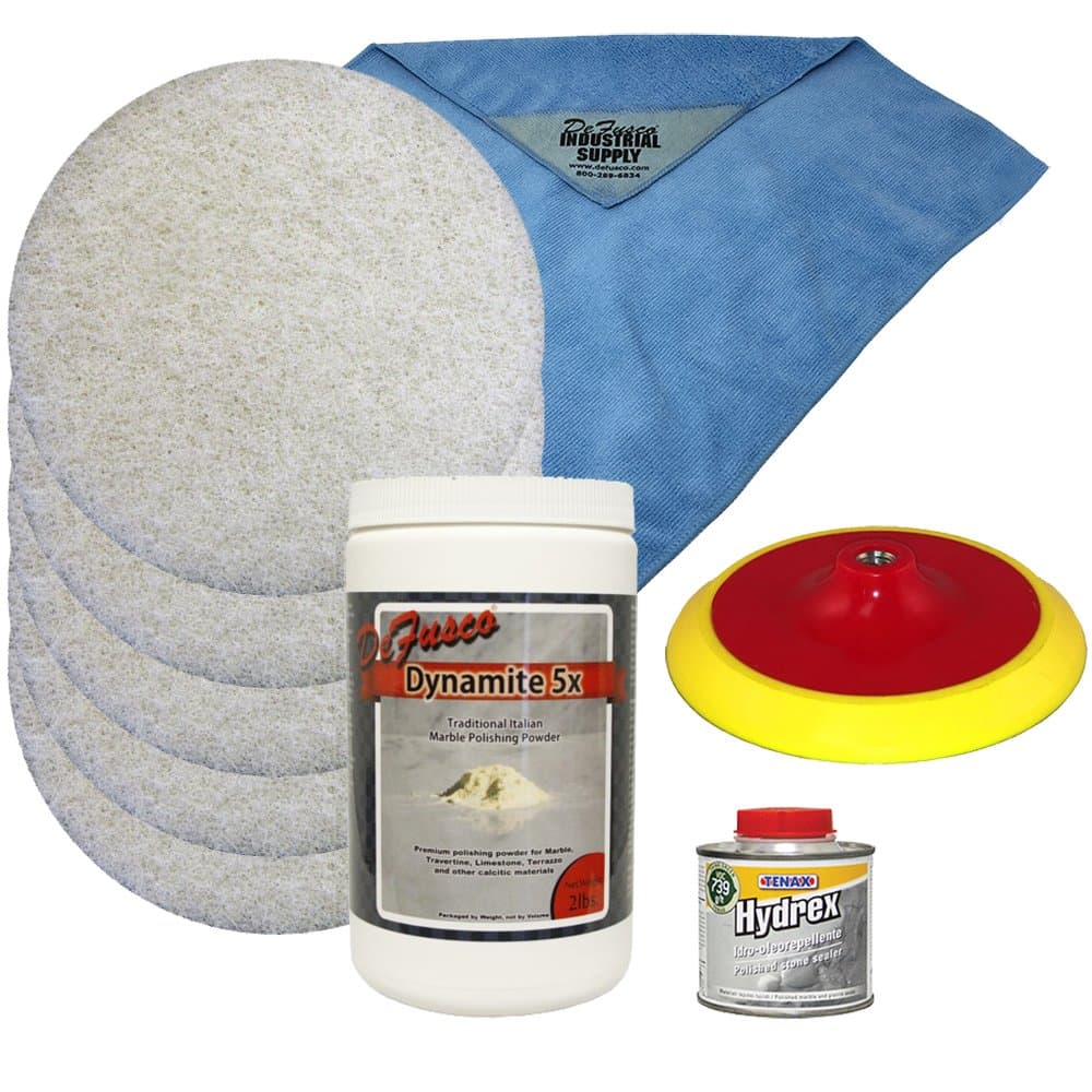 Marble Repolishing & Sealing Kit - Refinishing Countertops - Floor Refinishing
