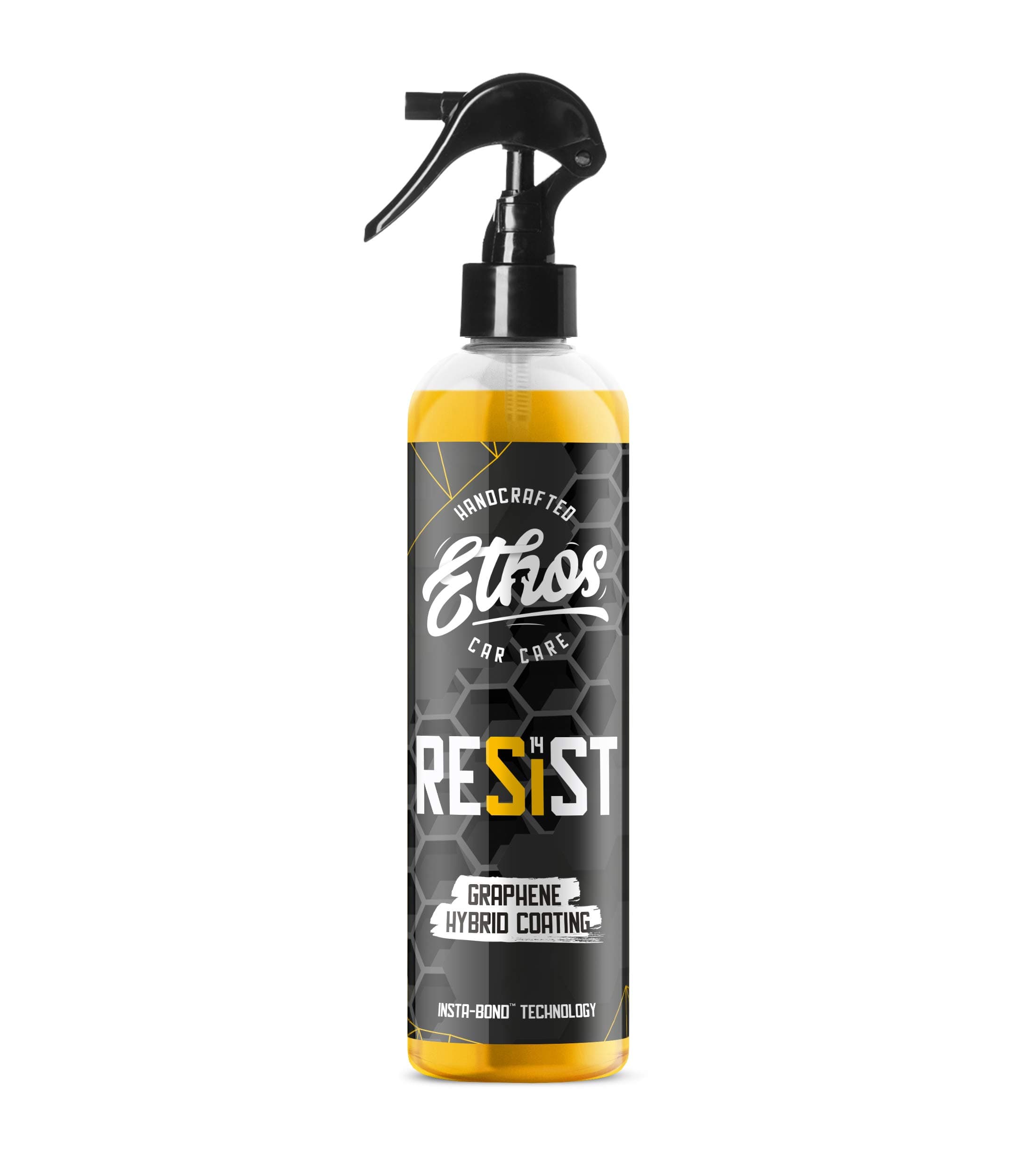 Ethos Resist - Graphene Spray Coating - UV Ceramic Coating for Cars - 2-in-1 Hybrid Formula Ceramic Spray Coating for Cars for Slick, Glossy Finish - Graphene Ceramic Coating Protection for Car