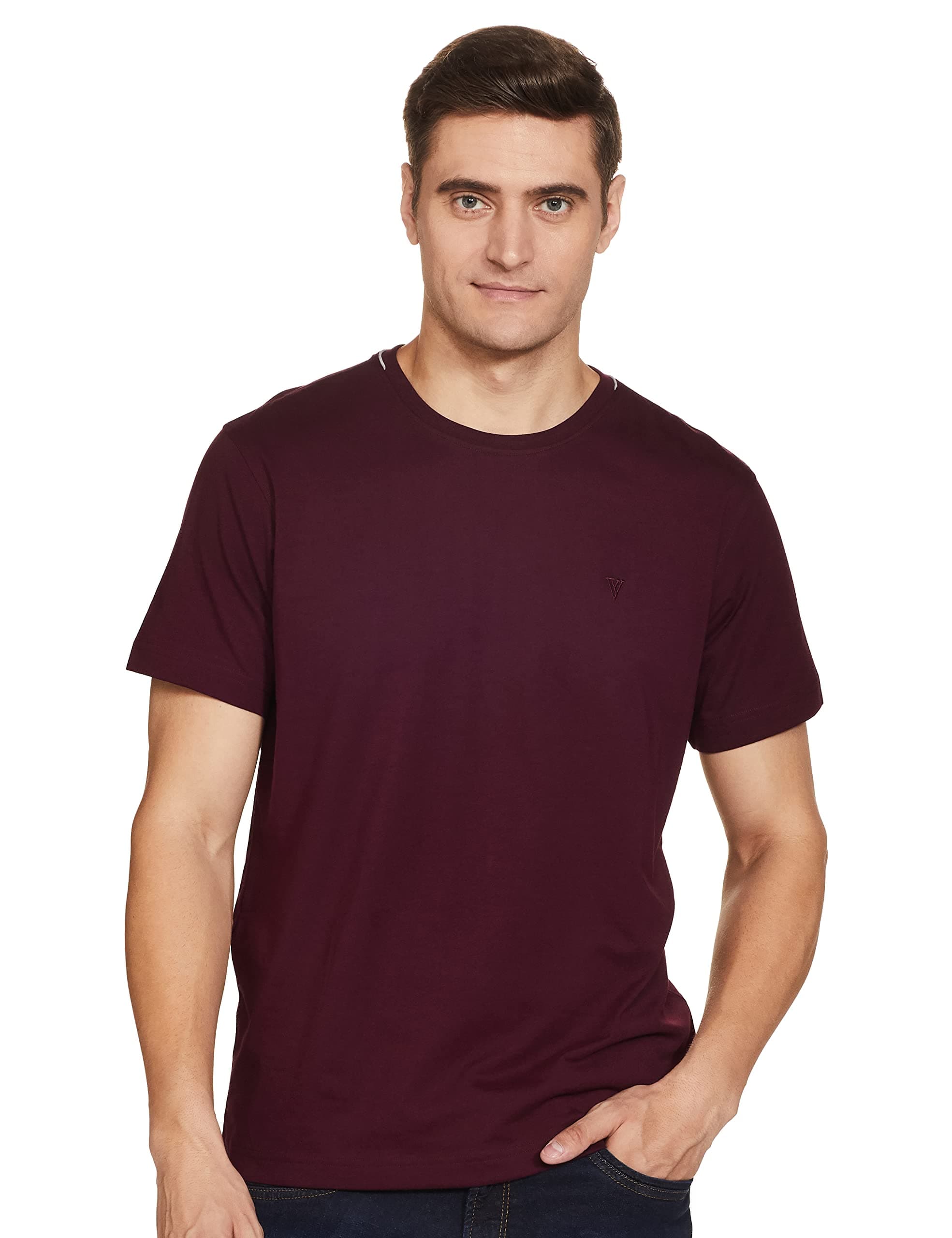 Men Athleisure Regular Fit T-Shirt - Cotton Rich - Smart Tech, Easy Stain Release, Anti Stat, Ultra Soft, Moisture Wicking