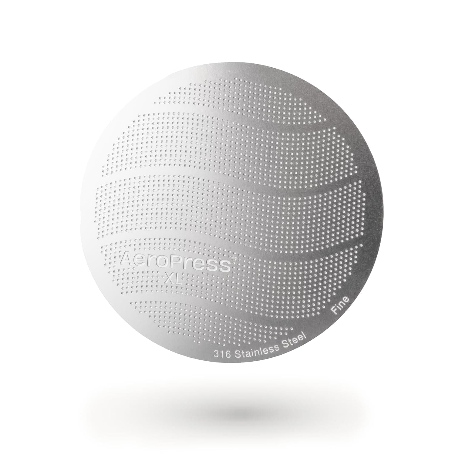 XL Stainless Steel Reusable Filter, AeroPress Metal Filter, Premium 316 Stainless Steel Filter for AeroPress XL Coffee Maker, Washable, Earth-Friendly, 1 Pack, 1 Filter