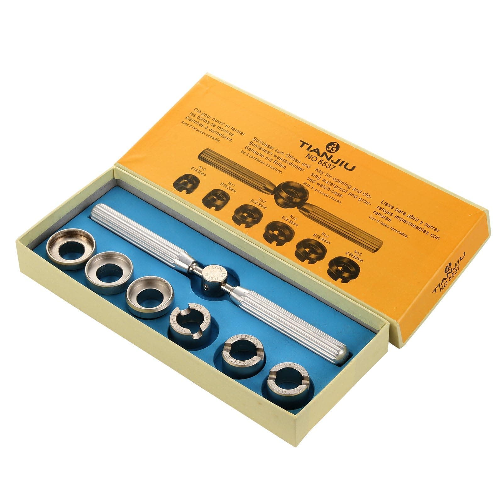 BaisidaiRolex Watch Repair Tool - 5537 Back Case Opener, Hand Held Watch Case Remover Kit