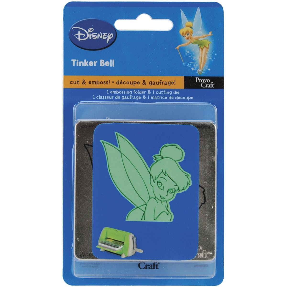 Provo Craft Cuttlebug 3-Inch-by-3-Inch Cut and Emboss, Tinker Bell