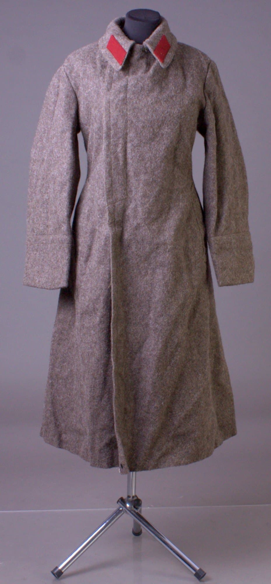 New 1980s Vintage USSR Military Soviet Surplus Uniform wool Greatcoat Soldier Winter Coat M 48-3