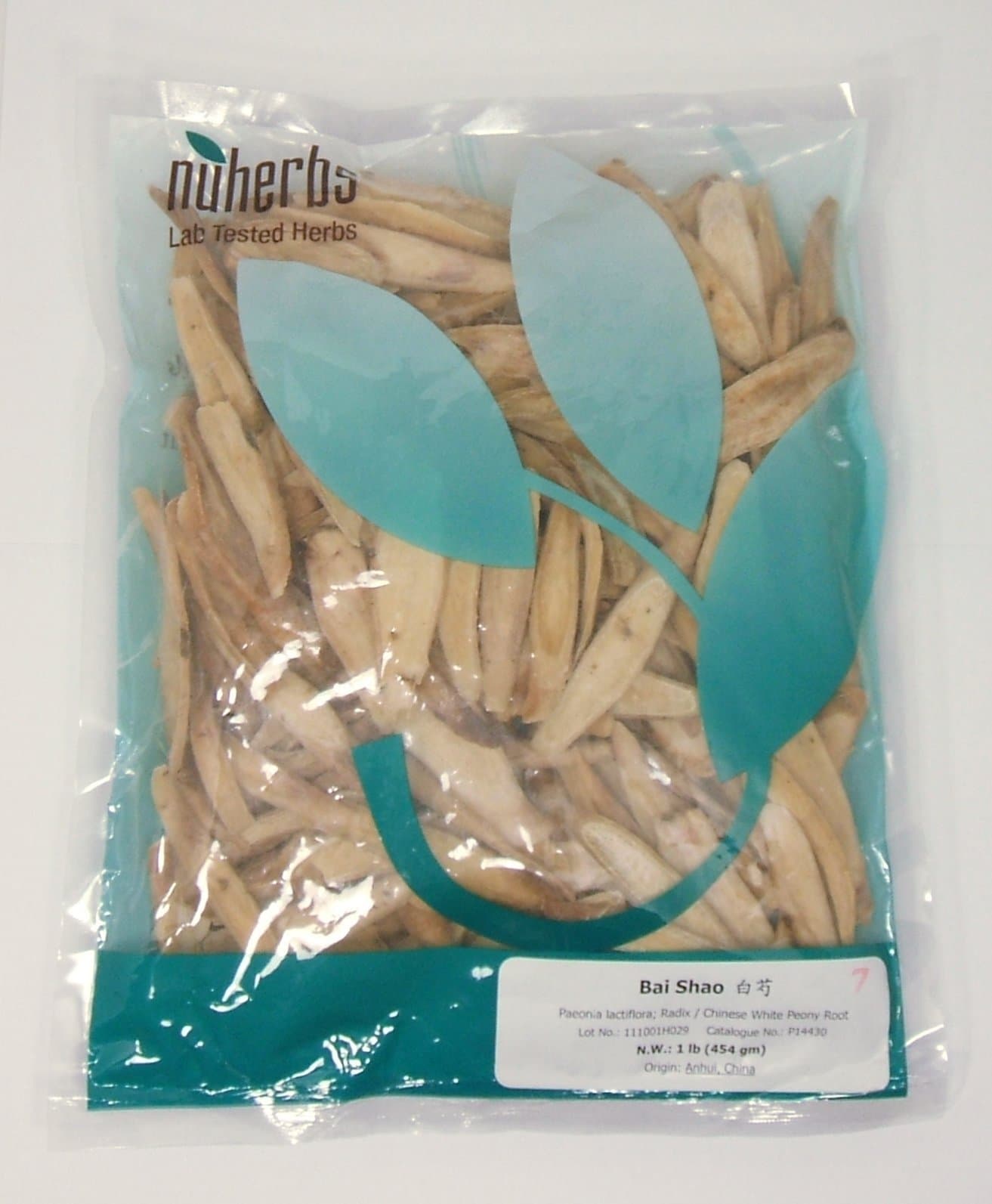 White Peony Root/Bai Shao Yao/Paeonia Lactiflora, 1lb, 454g, Bulk Herb