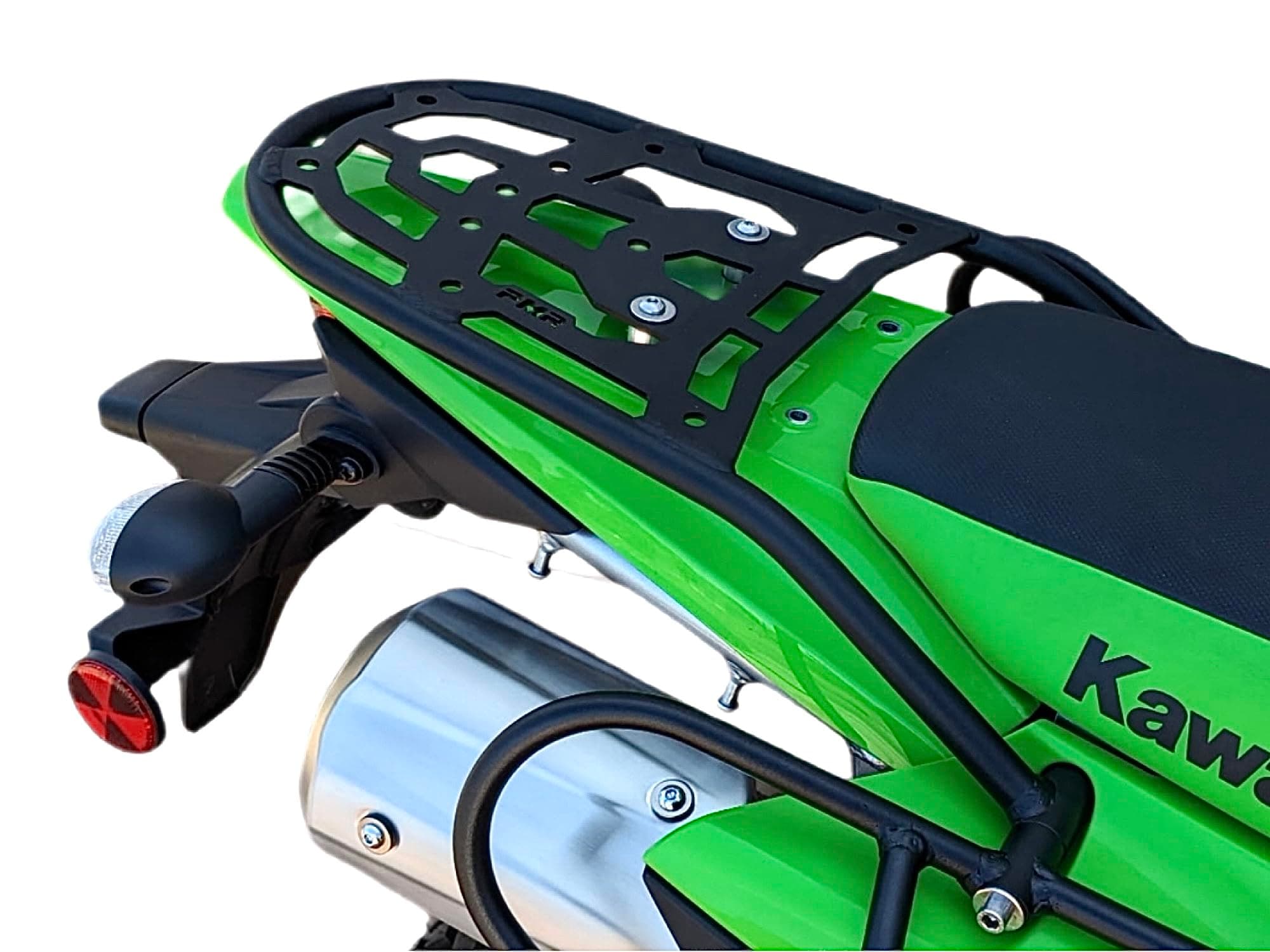 PMRACKS KLX300 KLX300SM KLX250S SF Rear Rack (2009-2023) Motorcycle Luggage Rack Rear Cargo Carrier KLX 300 300sm 250s 250sf Accessories