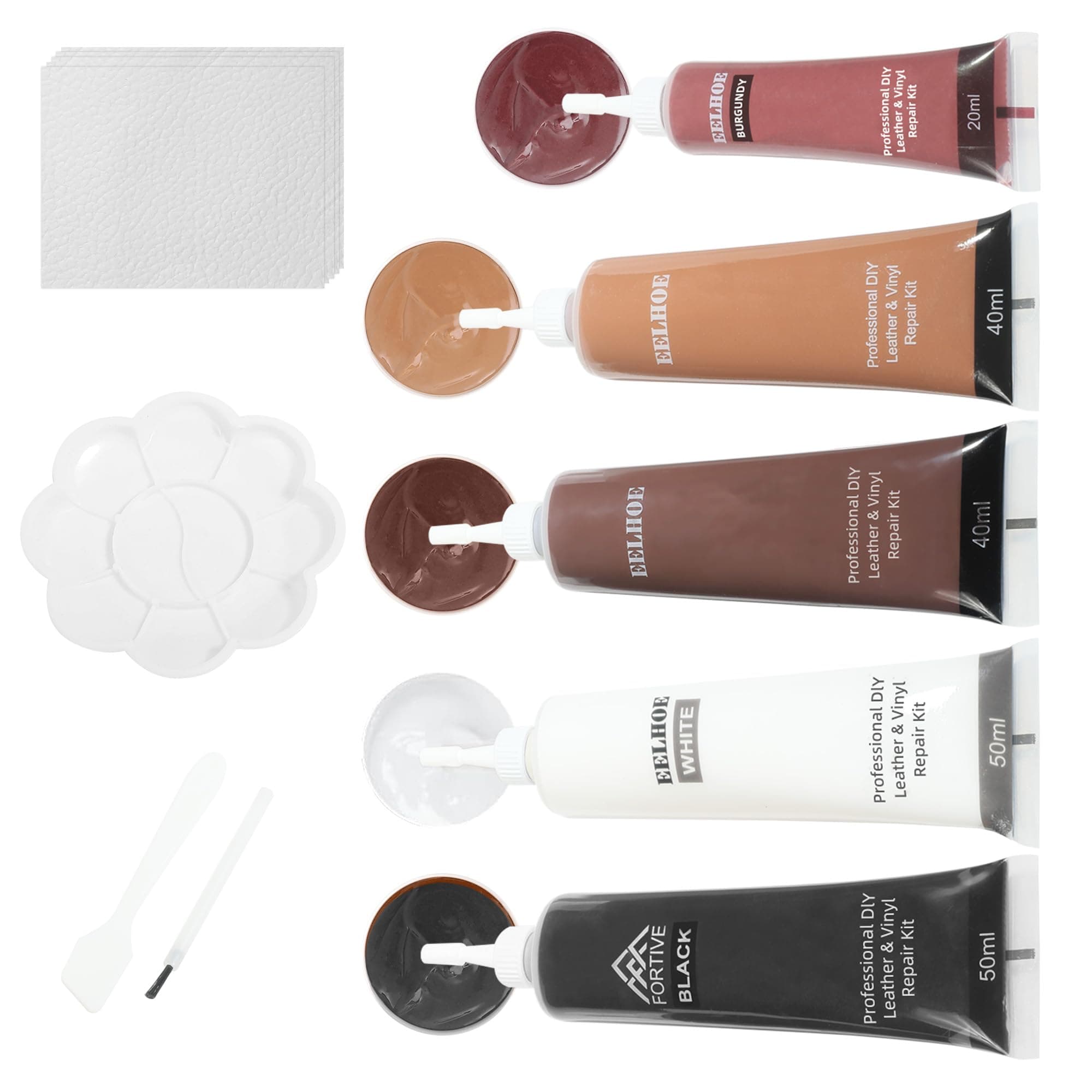 Car Leather Repair Kit,Vinyl and Leather Repair Kit,Car Accessories Car Seat Repair Kit Leather Repair Paint Gel Restore Scratches & Holes,Leather Scratches Repair Kit