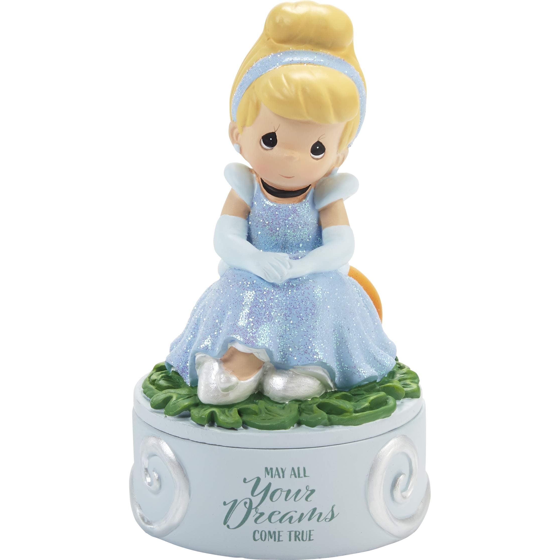 202037 Disney Cinderella Dreams Come True Resin Covered Box