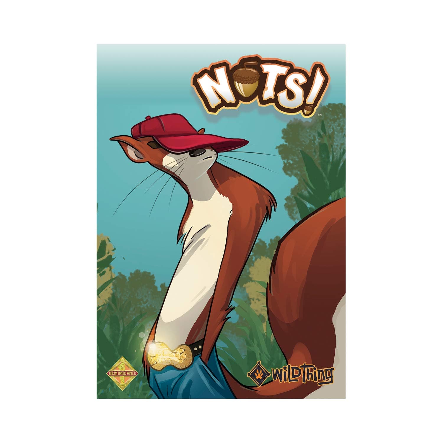 Sandstorm Nuts- A Nut Grabbing Card Game Against Squirrels for 2-6 Players, Ages 13+