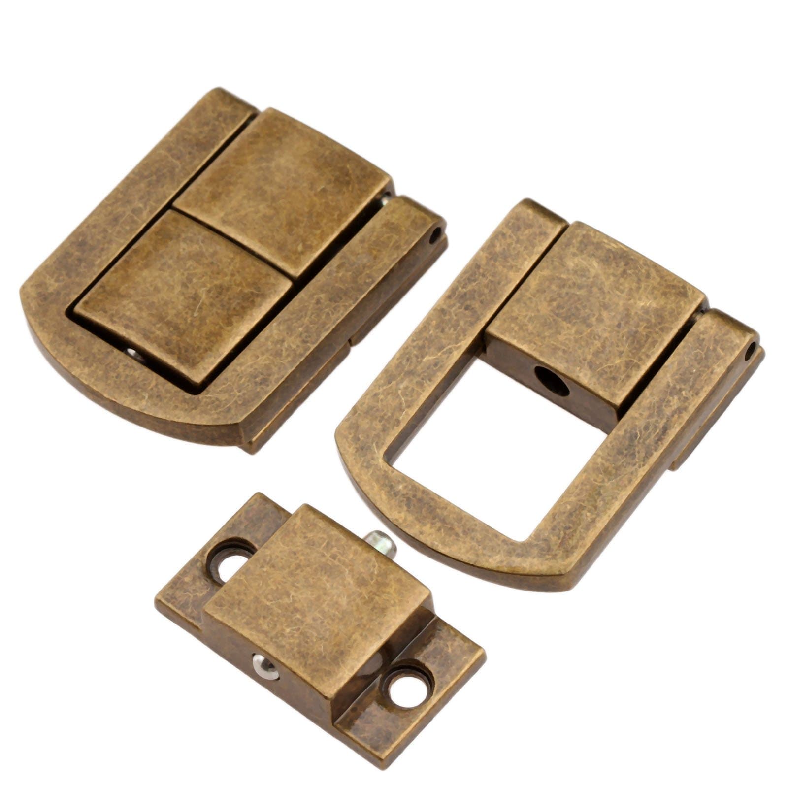 5Pcs Antique Bronze Box Latch Hasp