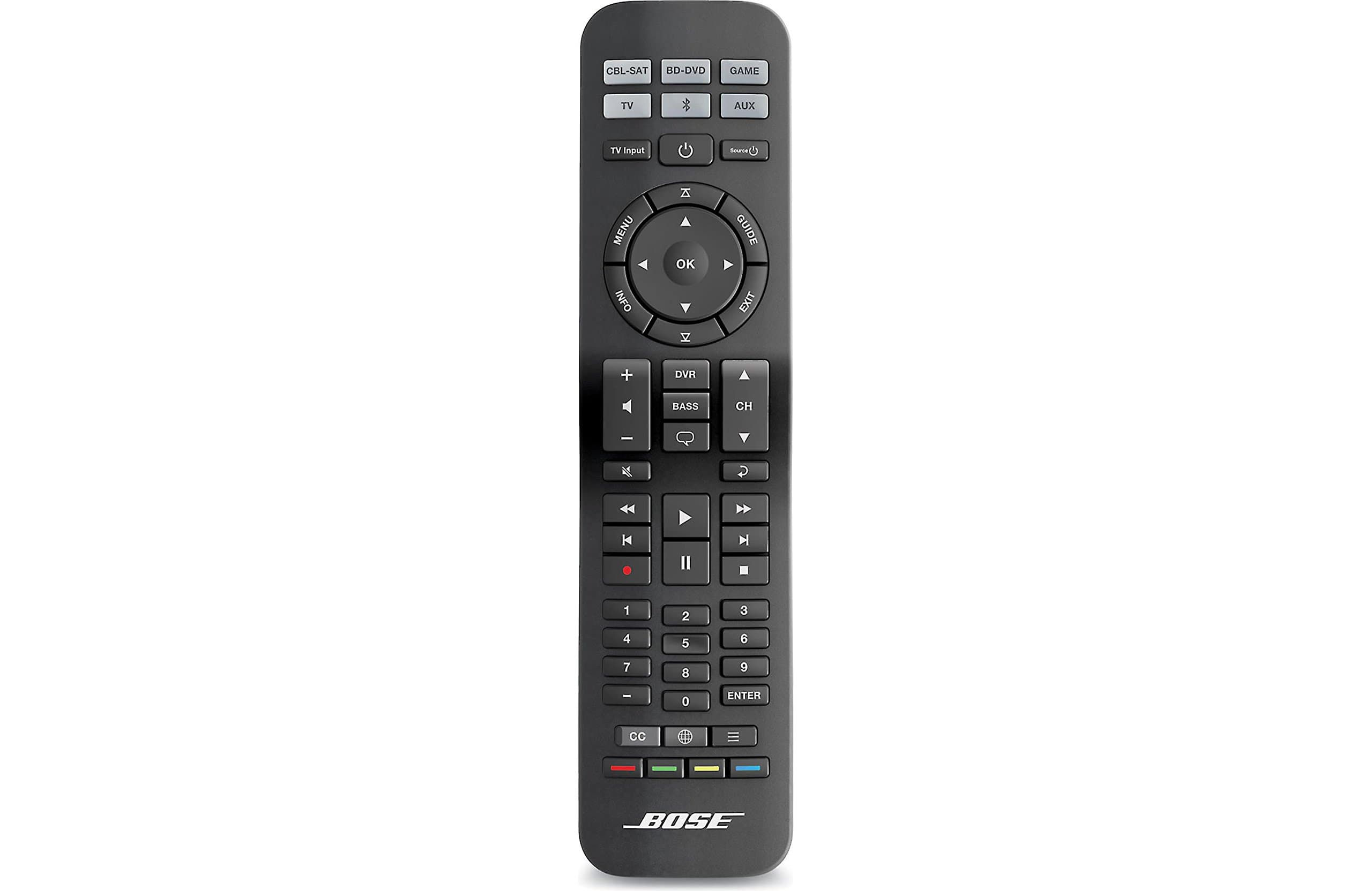 Bose RC-PWS III Universal Remote Control for Solo TV Sound Systems & CineMate Home Theater Speaker Systems