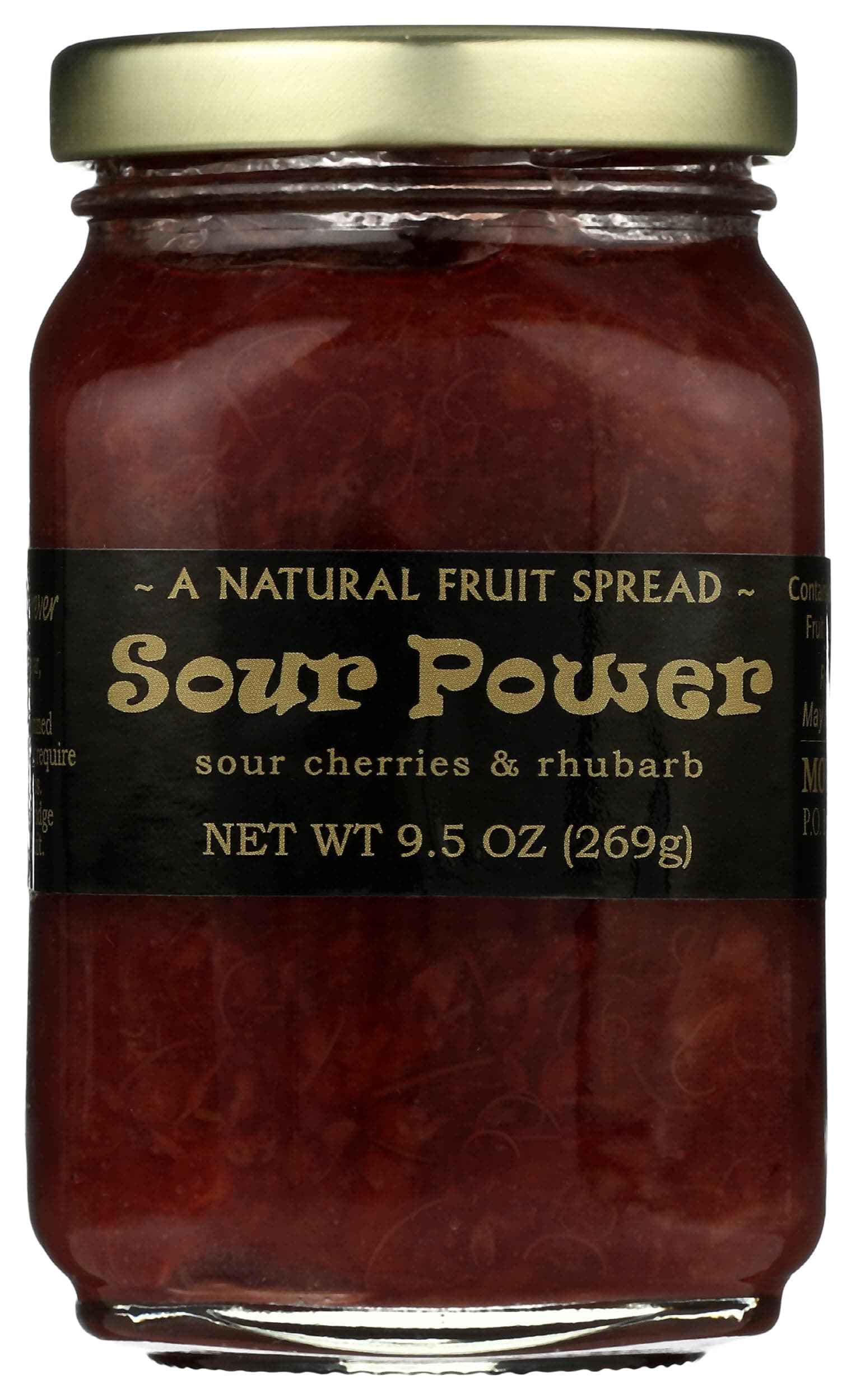 MOUNTAIN FRUIT COMPANY Sour Cherry & Rhubarb Jam, 9.5 OZ